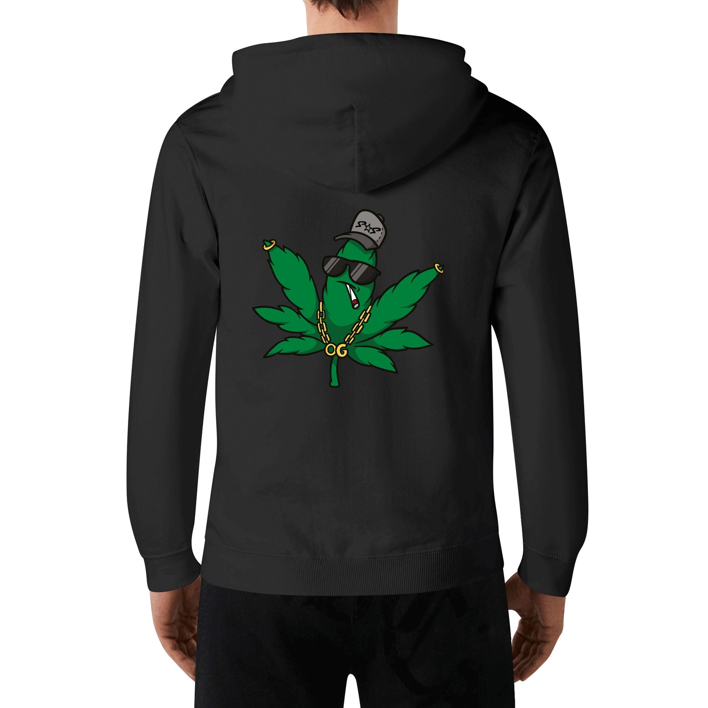 Leaf Me Alone 3.0 420 Edition Man/Womens Adult Cotton Hoodie