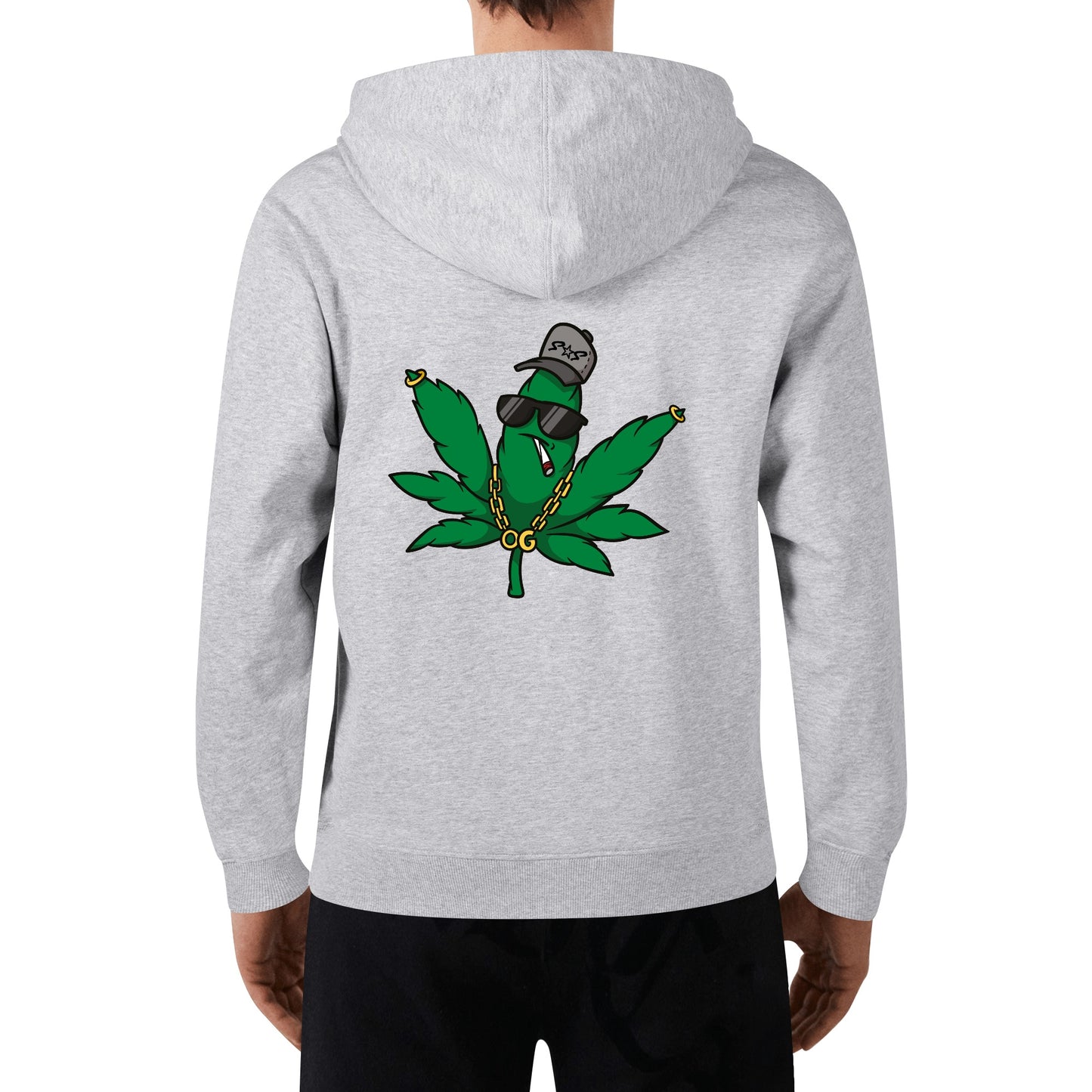 Leaf Me Alone 3.0 420 Edition Man/Womens Adult Cotton Hoodie