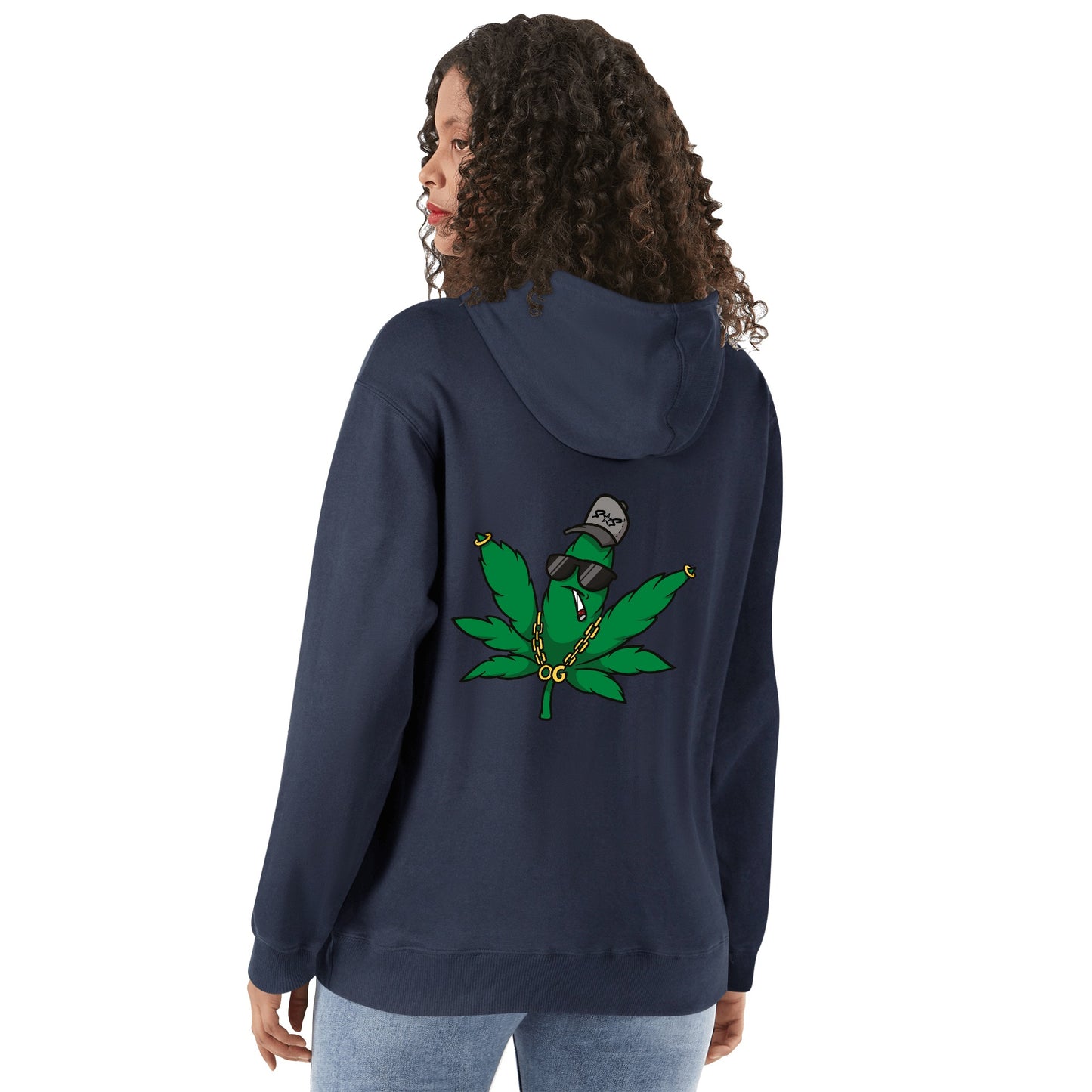 Leaf Me Alone 3.0 420 Edition Man/Womens Adult Cotton Hoodie