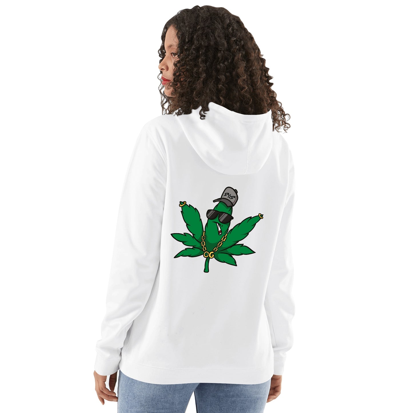 Leaf Me Alone 3.0 420 Edition Man/Womens Adult Cotton Hoodie