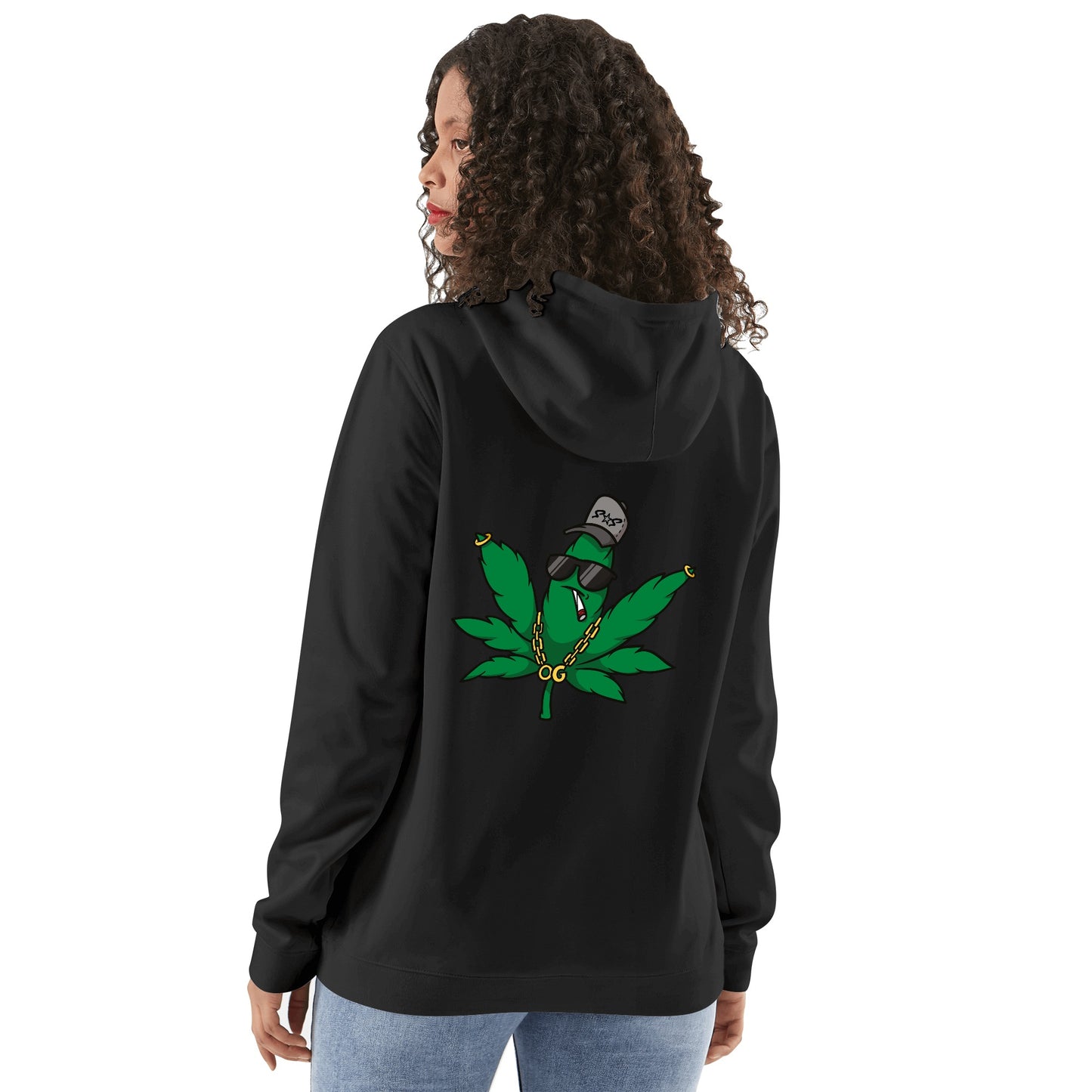 Leaf Me Alone 3.0 420 Edition Man/Womens Adult Cotton Hoodie