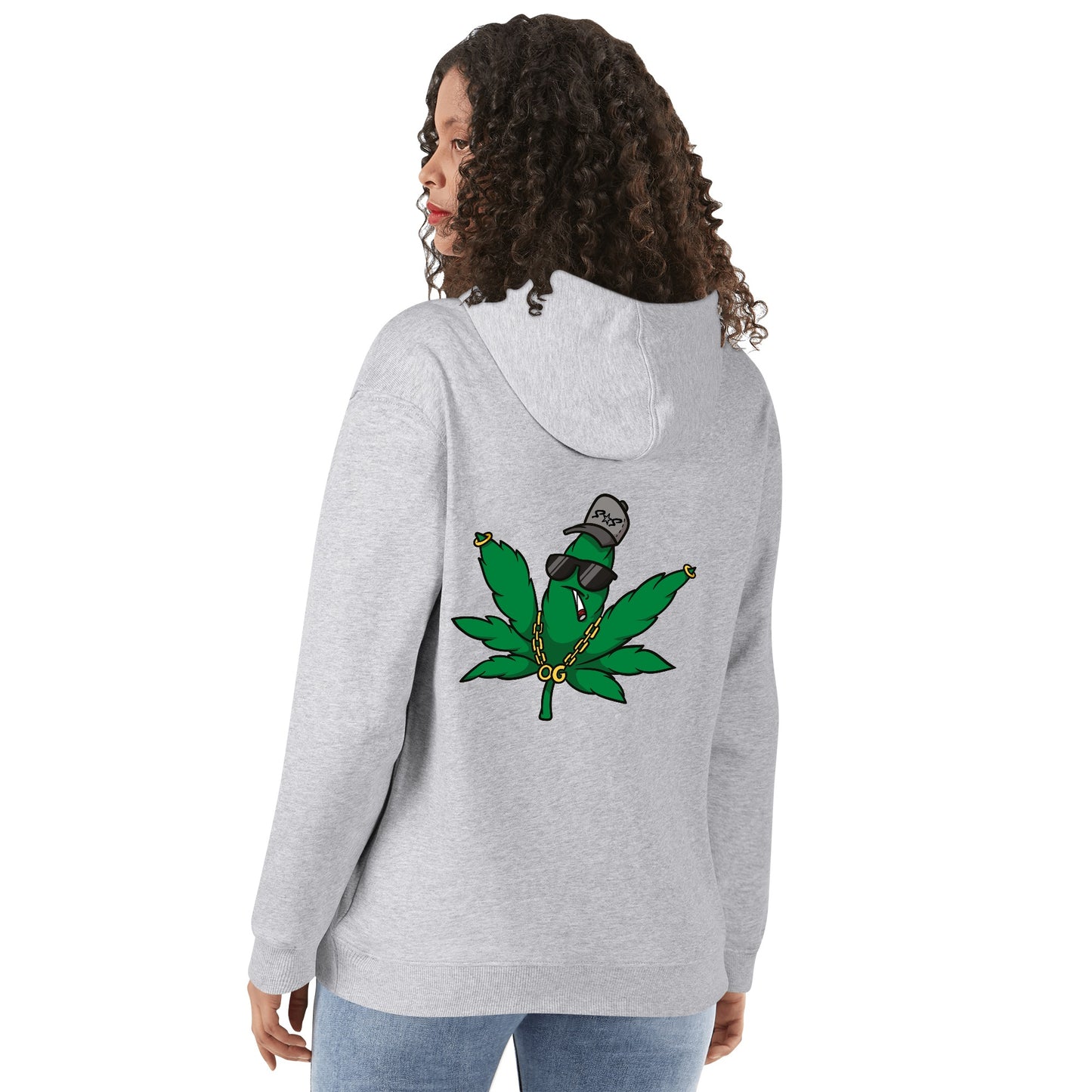 Leaf Me Alone 3.0 420 Edition Man/Womens Adult Cotton Hoodie