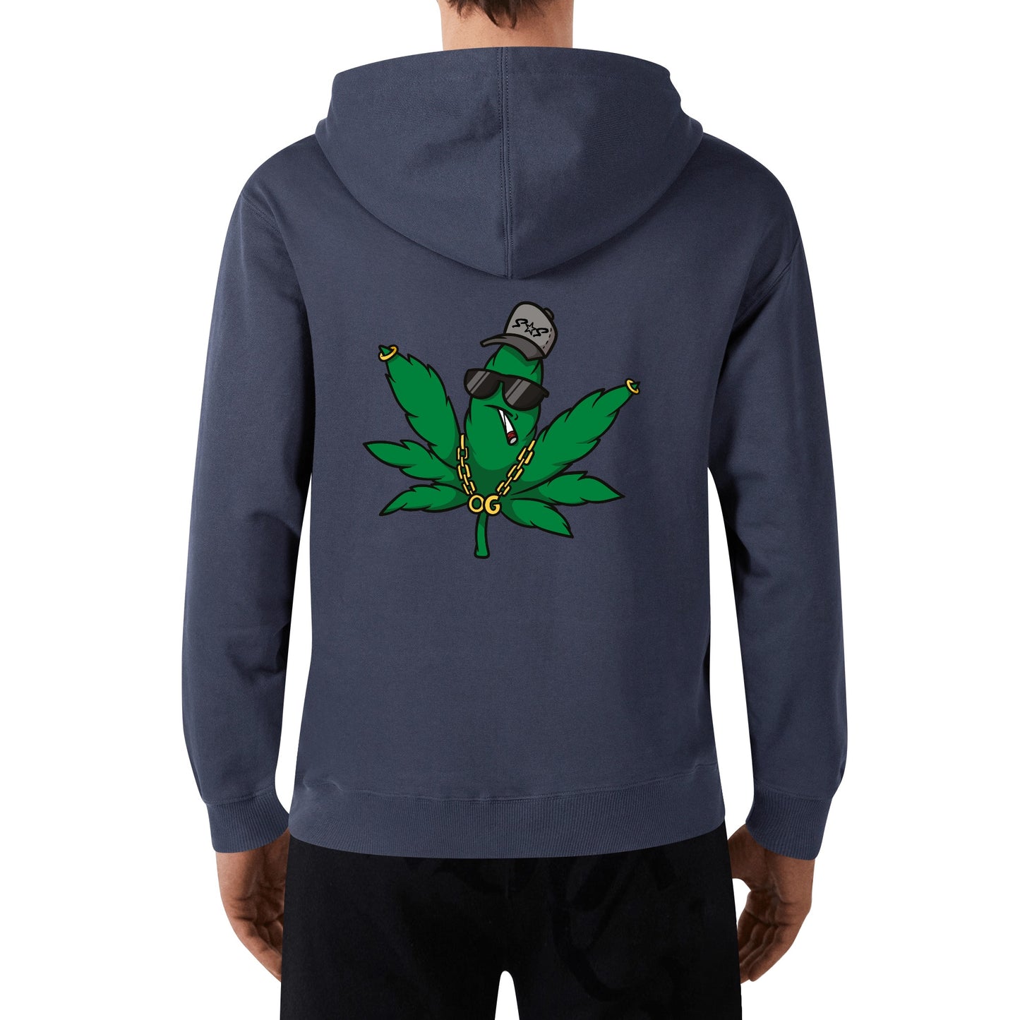 Leaf Me Alone 3.0 420 Edition Man/Womens Adult Cotton Hoodie