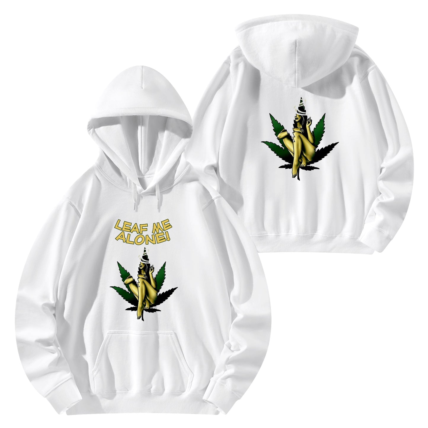 Leaf Me Alone 420 Edition 4.0 Adult Cotton Hoodie