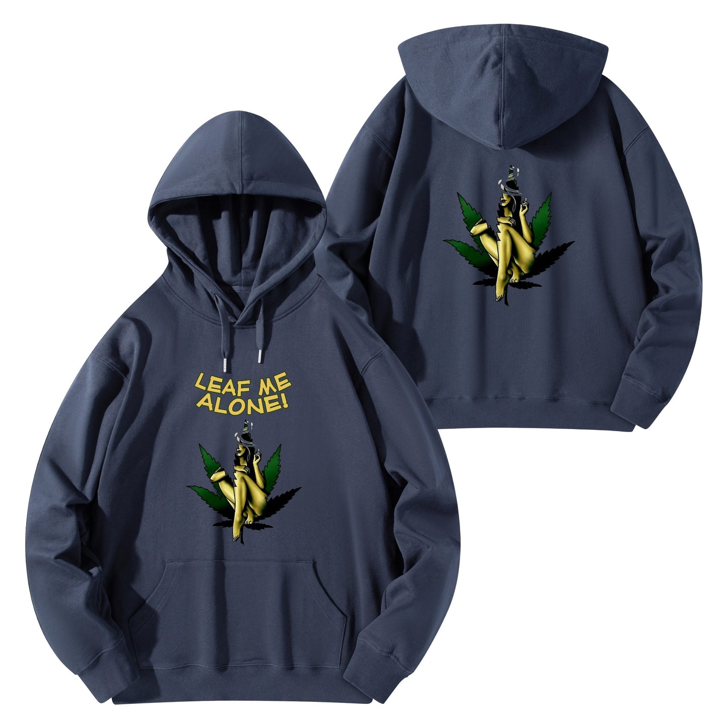 Leaf Me Alone 420 Edition 4.0 Adult Cotton Hoodie