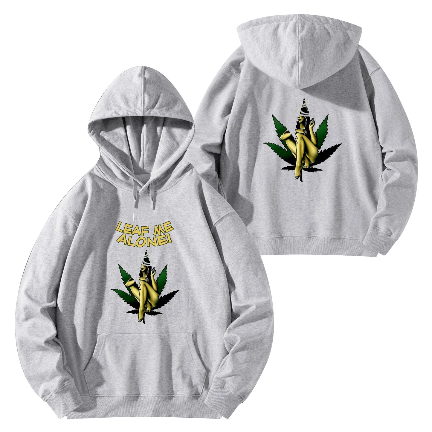 Leaf Me Alone 420 Edition 4.0 Adult Cotton Hoodie