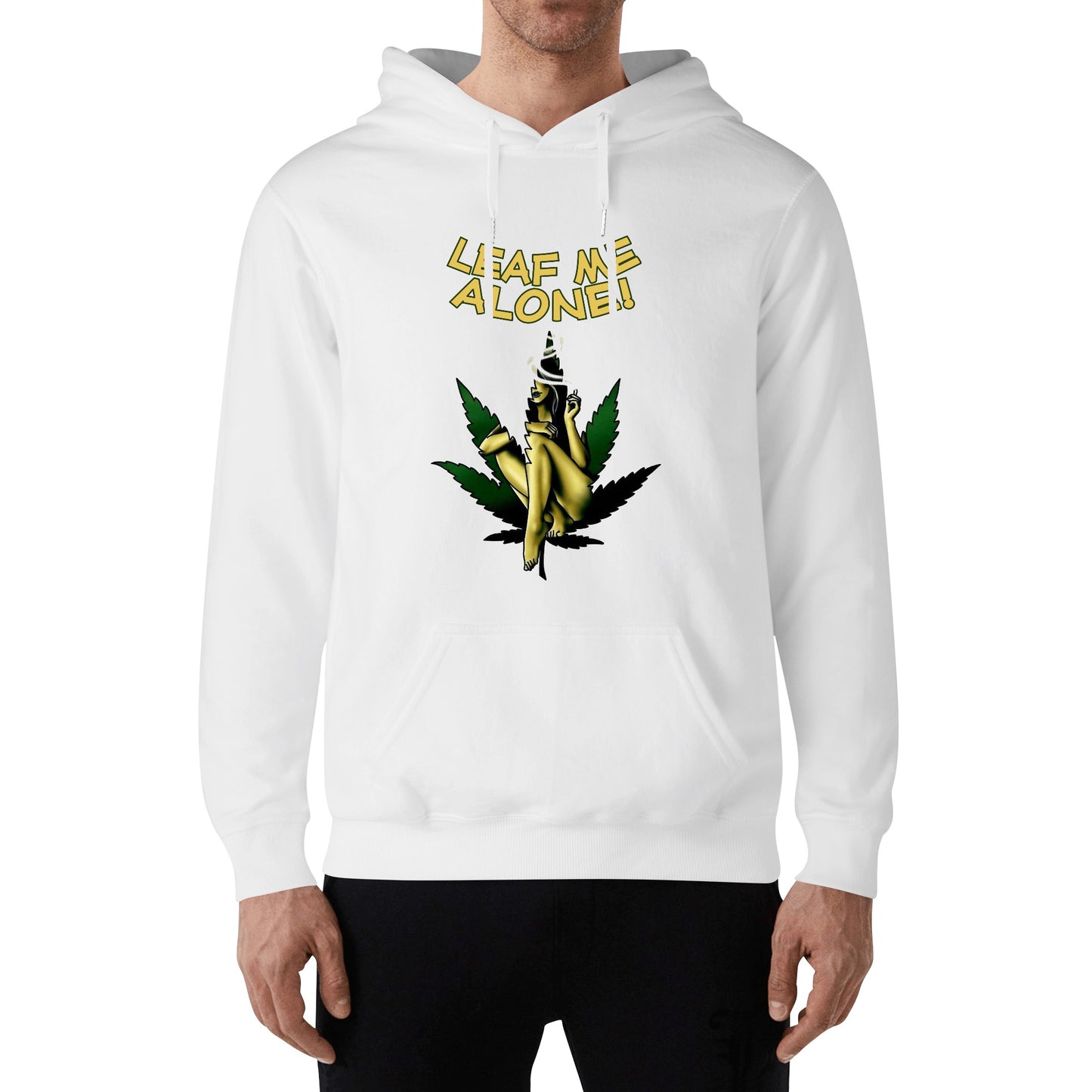 Leaf Me Alone 420 Edition 4.0 Adult Cotton Hoodie