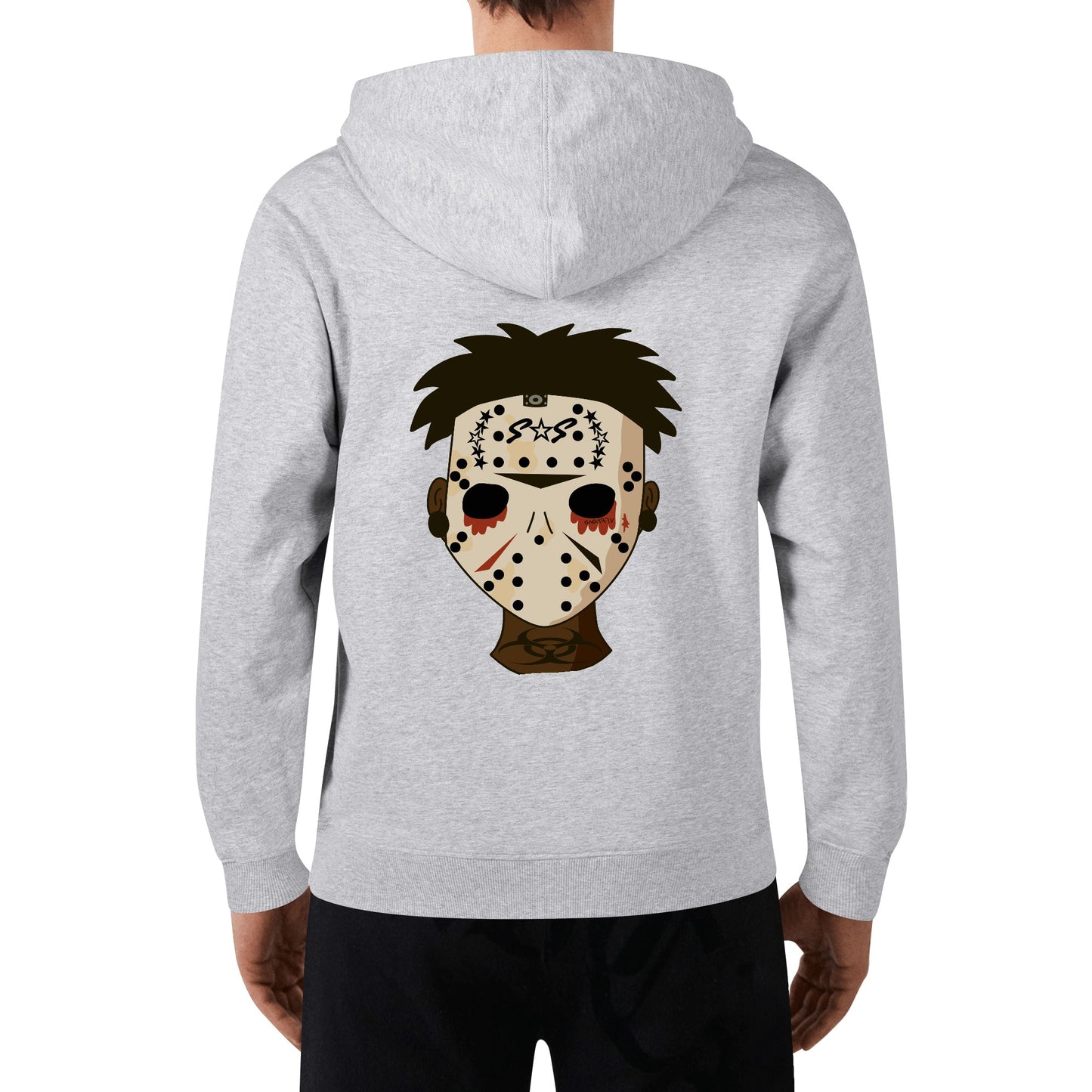 No Face, No Case Adult Cotton Hoodie