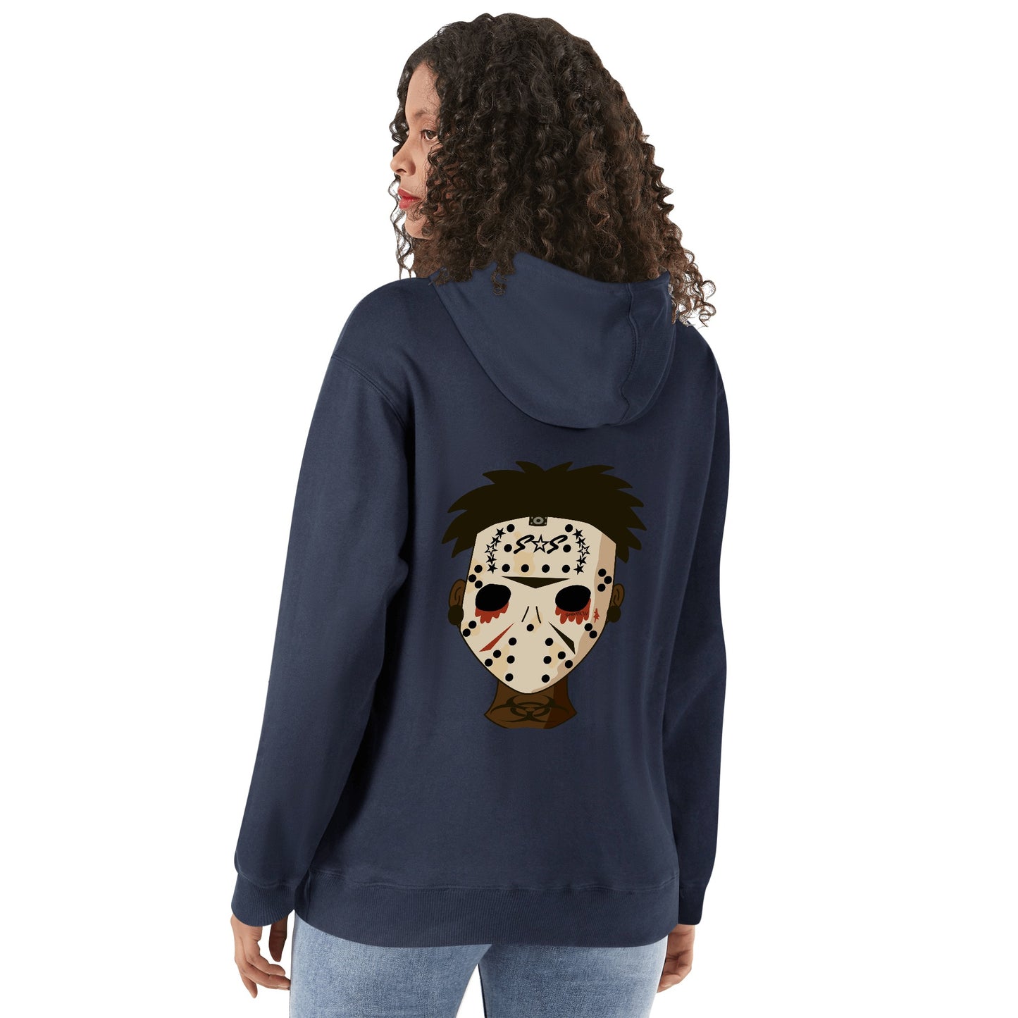 No Face, No Case Adult Cotton Hoodie