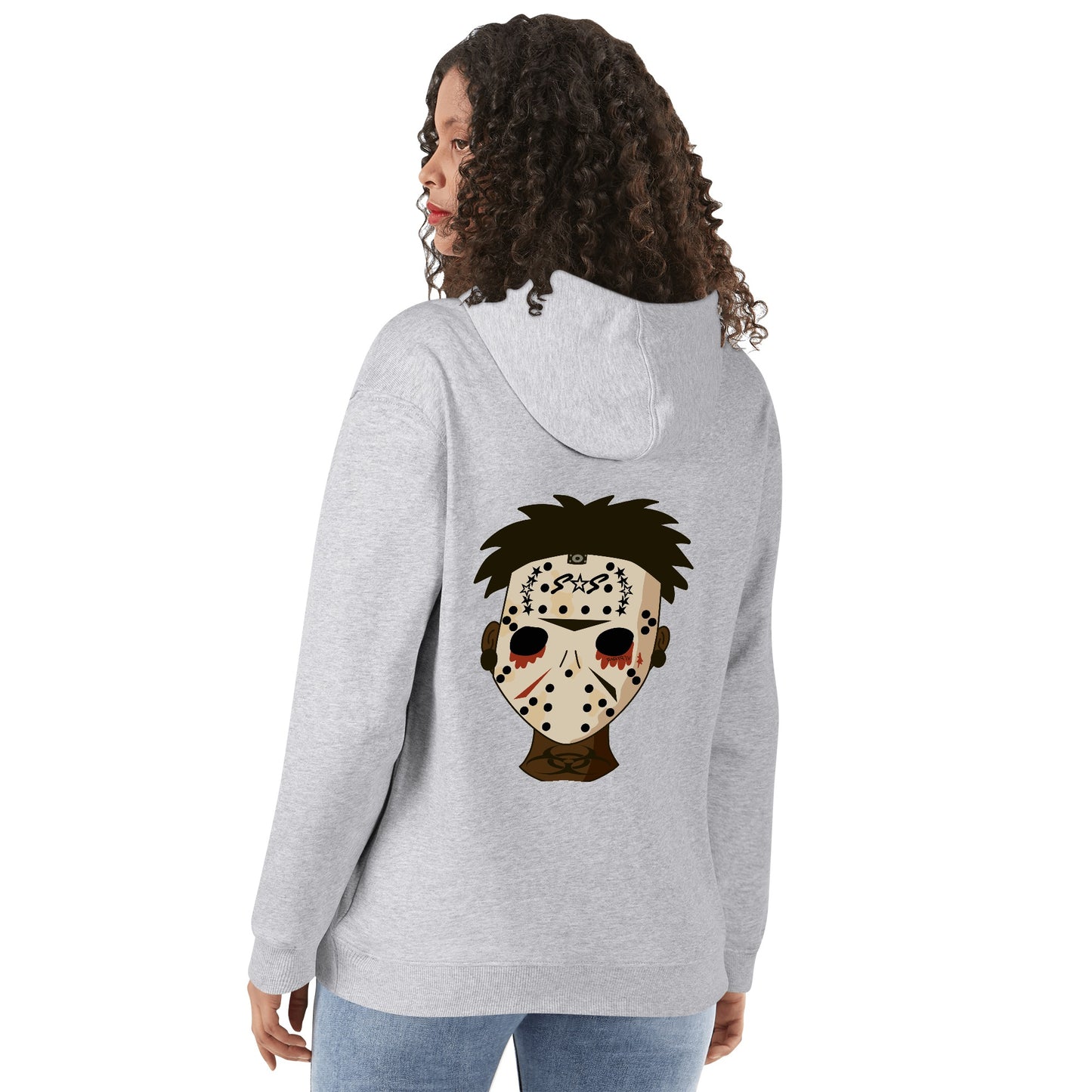 No Face, No Case Adult Cotton Hoodie