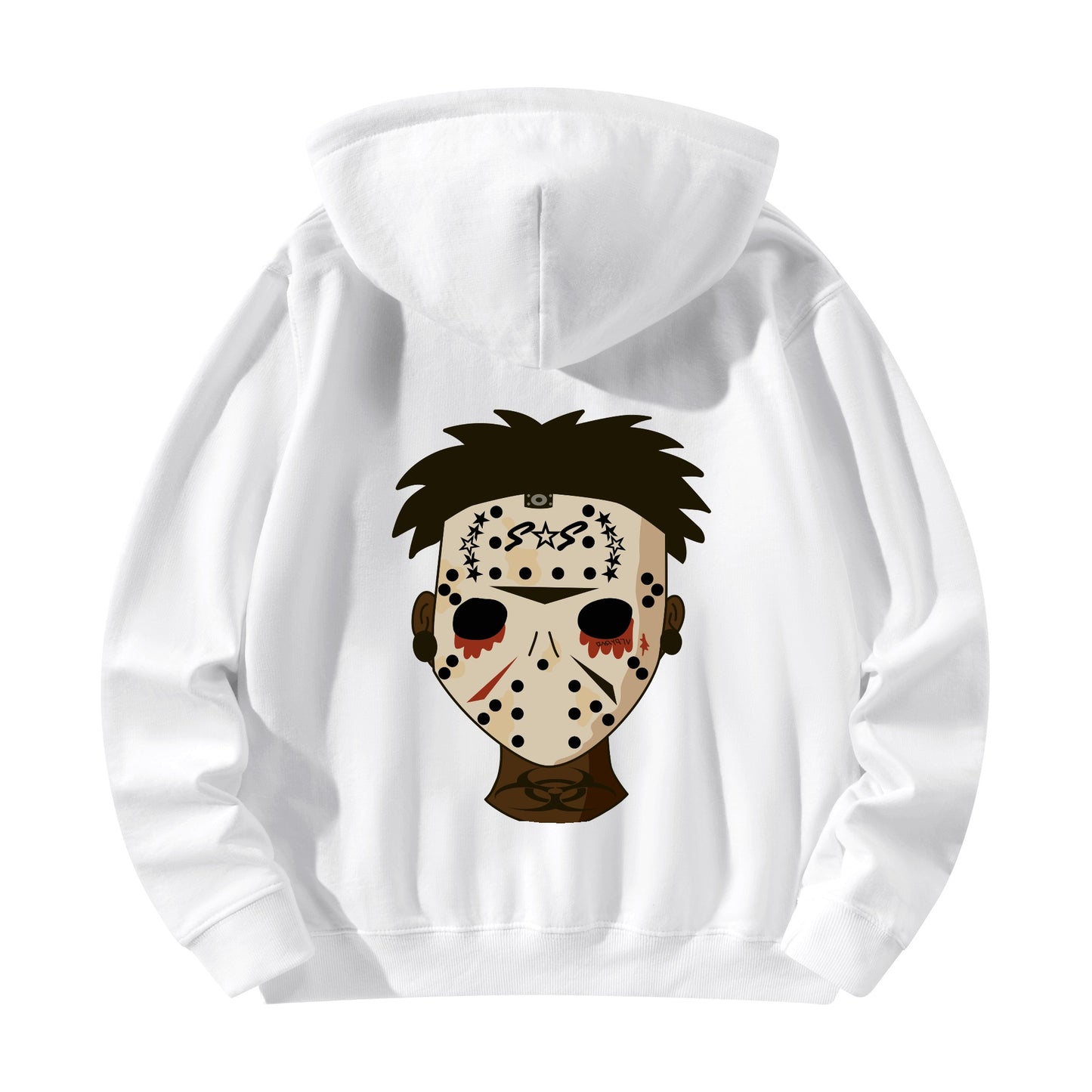 No Face, No Case Adult Cotton Hoodie