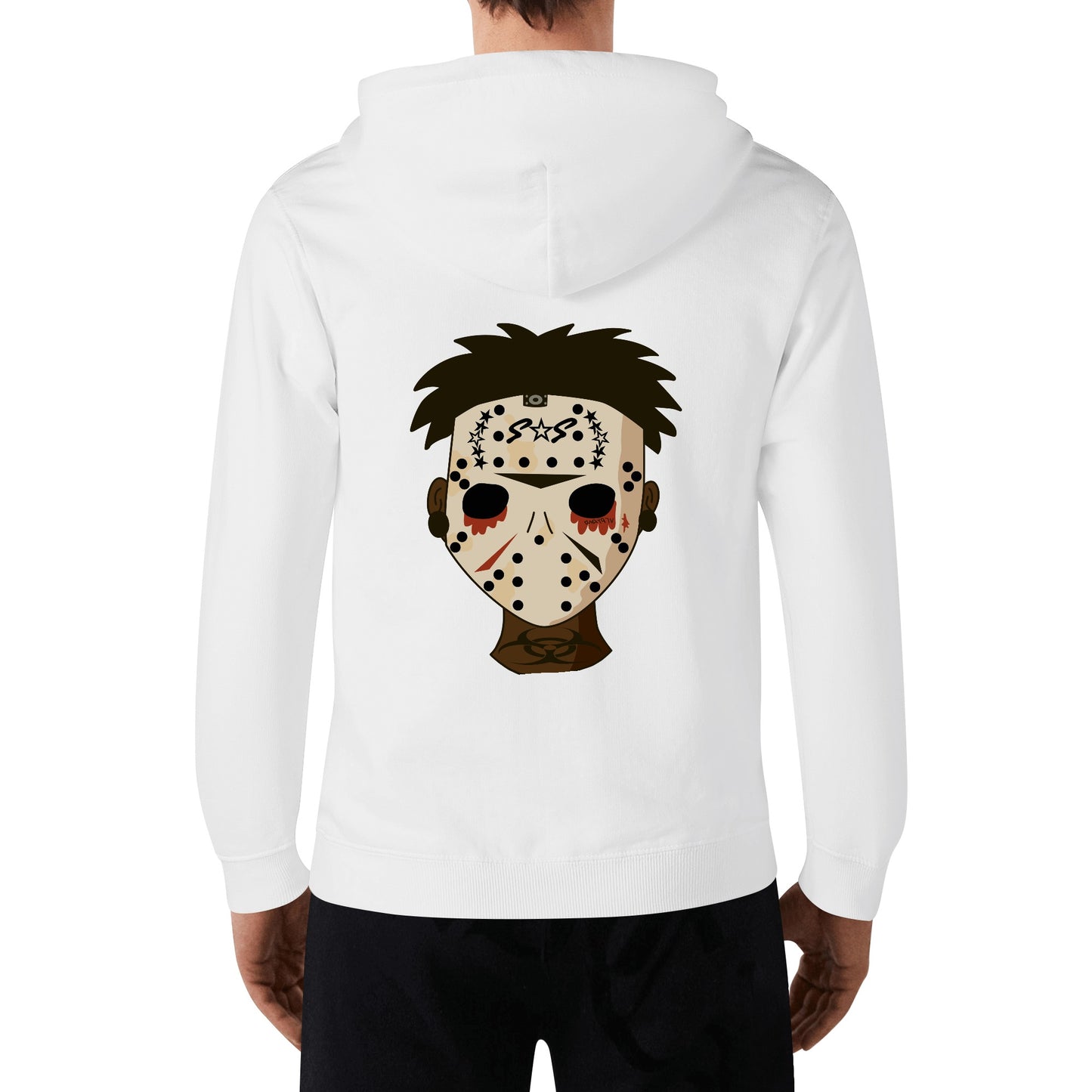 No Face, No Case Adult Cotton Hoodie