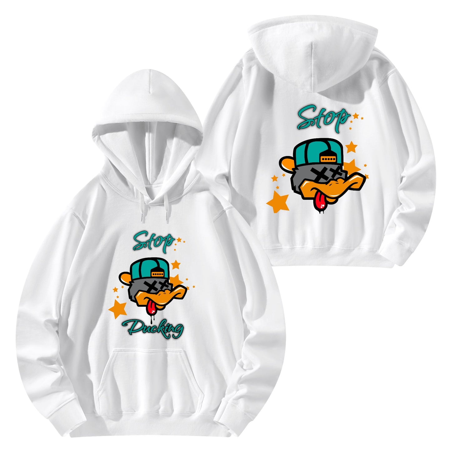 Stop Ducking 2.0 Adult Cotton Hoodie