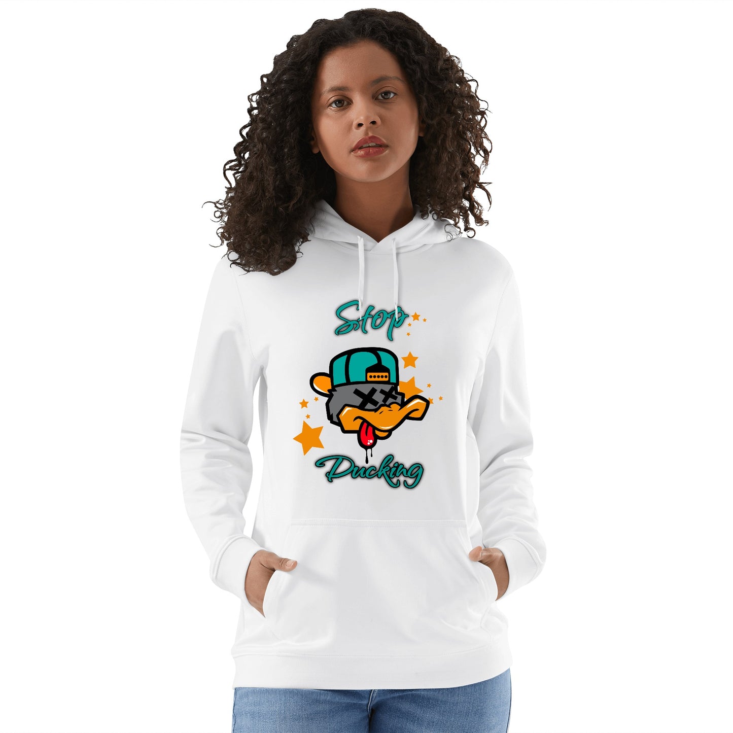 Stop Ducking 2.0 Adult Cotton Hoodie