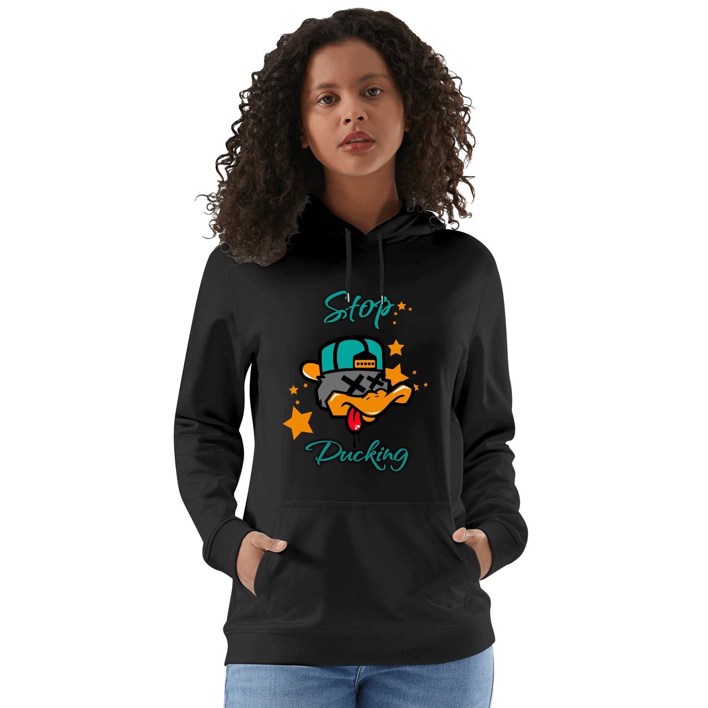 Stop Ducking 2.0 Adult Cotton Hoodie