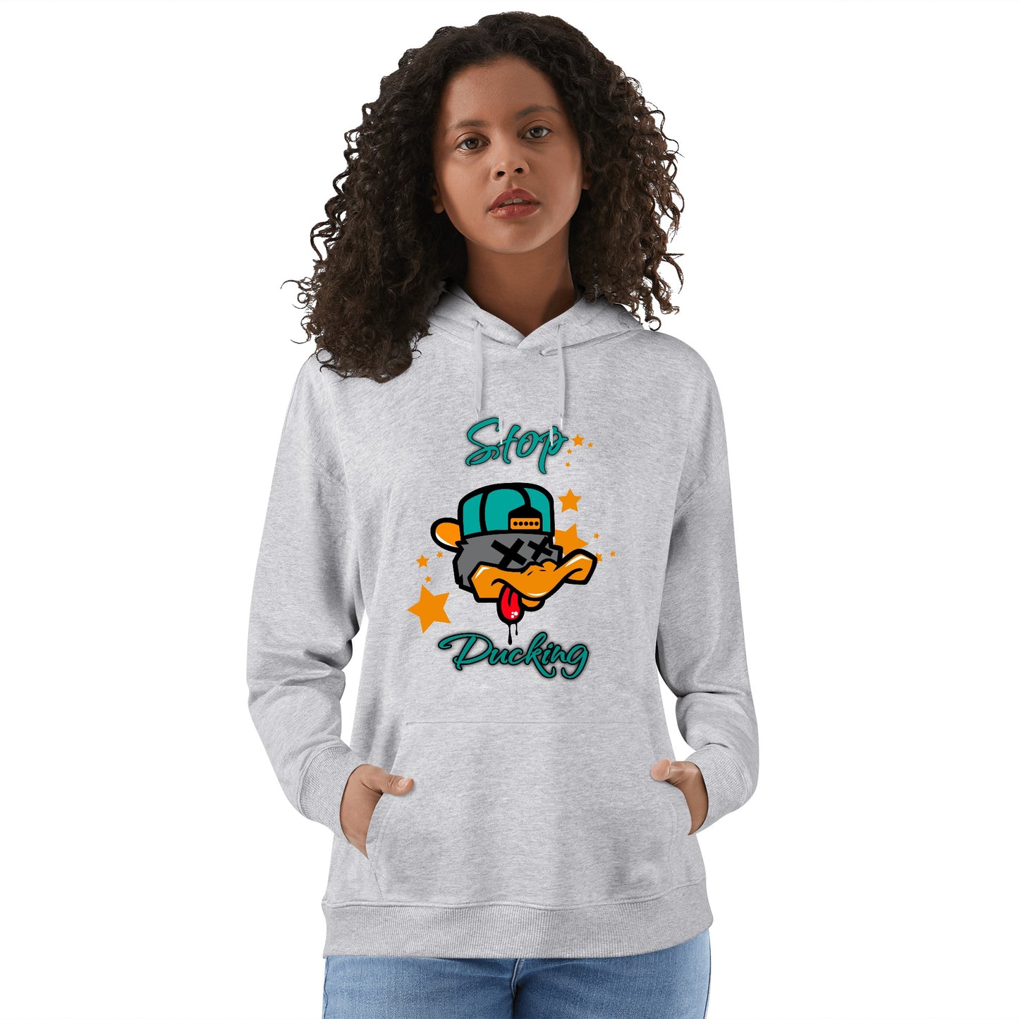 Stop Ducking 2.0 Adult Cotton Hoodie