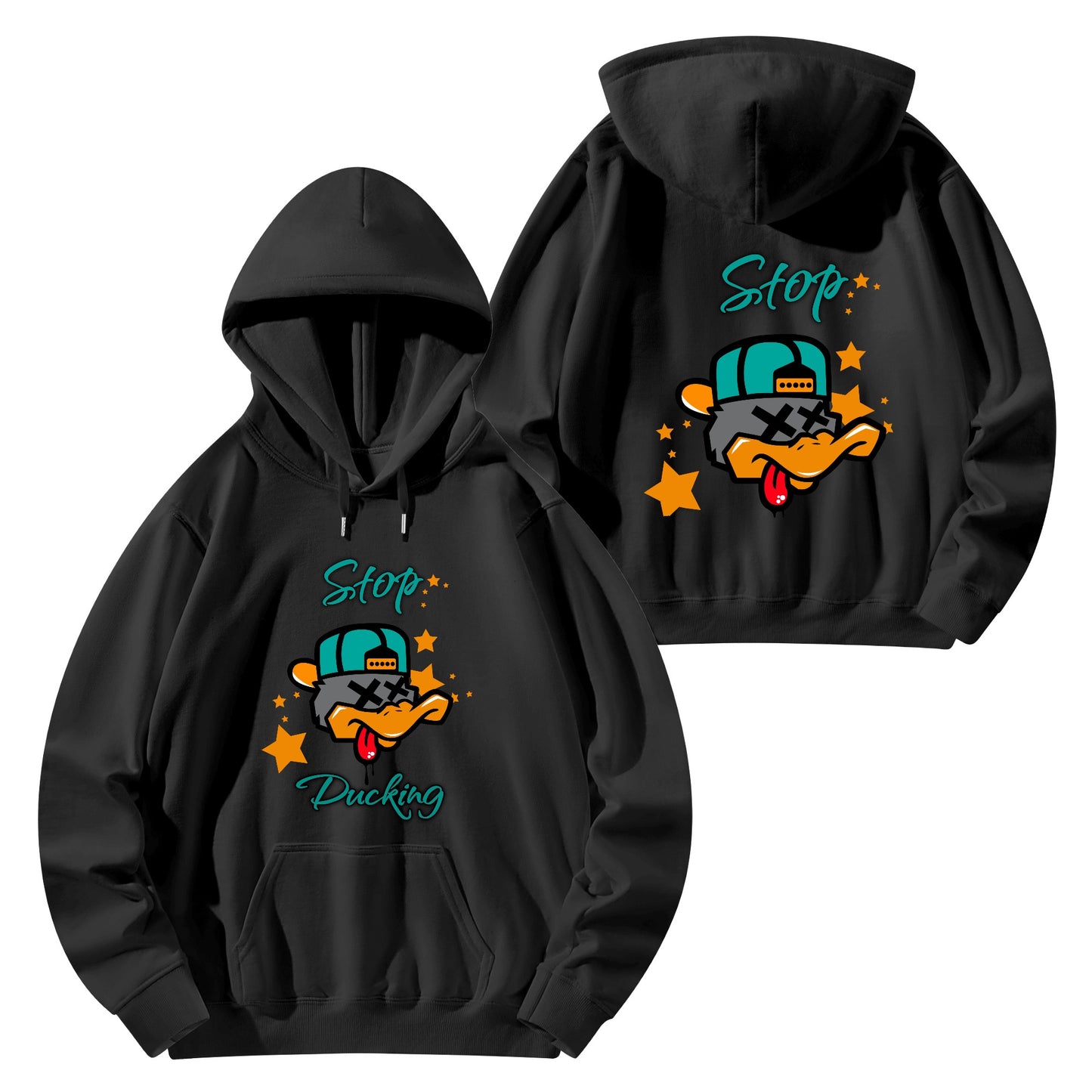 Stop Ducking 2.0 Adult Cotton Hoodie