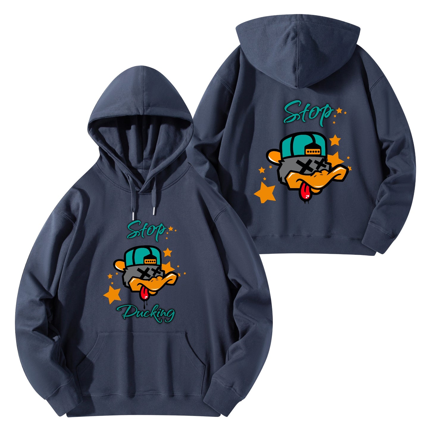 Stop Ducking 2.0 Adult Cotton Hoodie