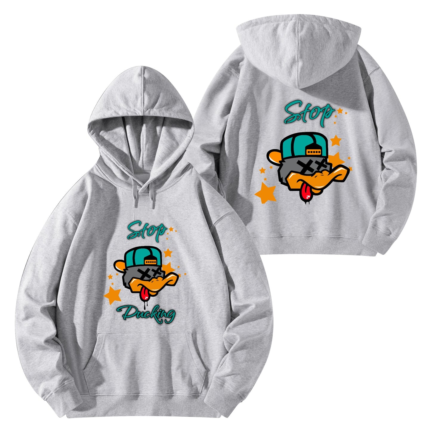 Stop Ducking 2.0 Adult Cotton Hoodie