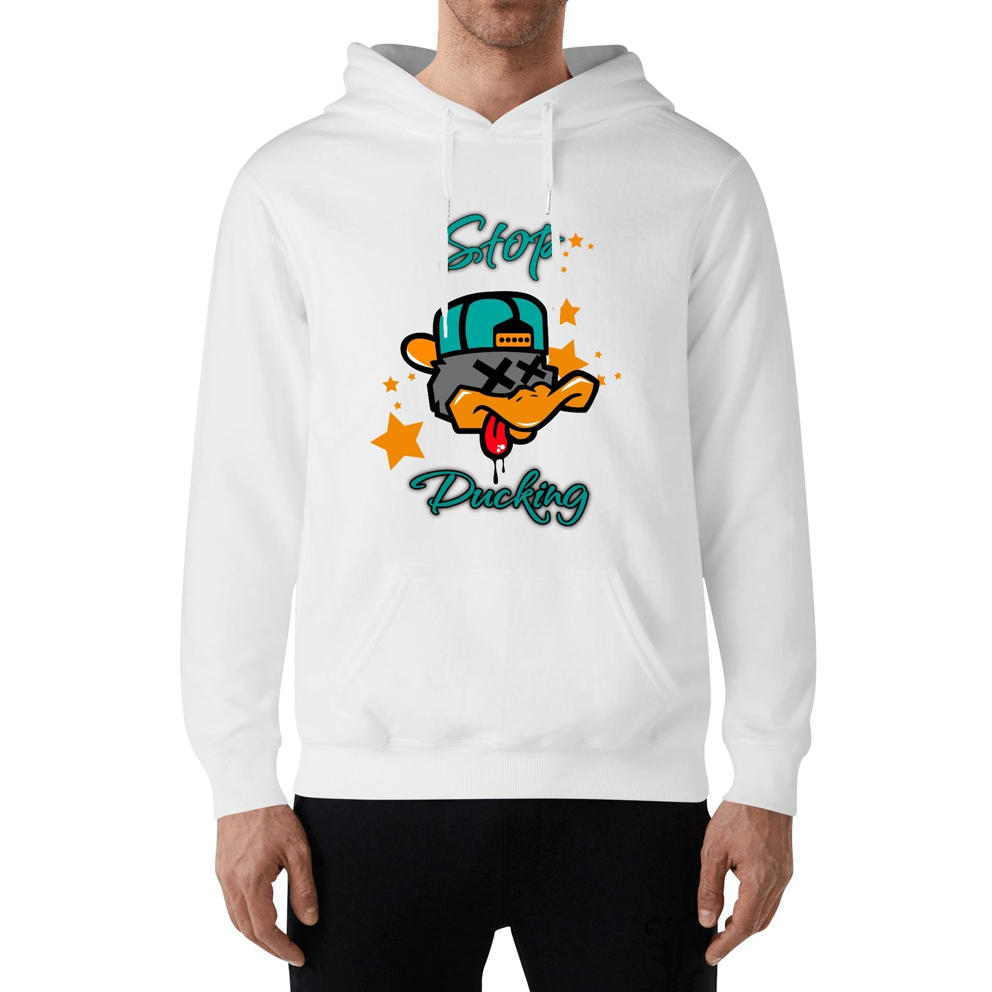 Stop Ducking 2.0 Adult Cotton Hoodie