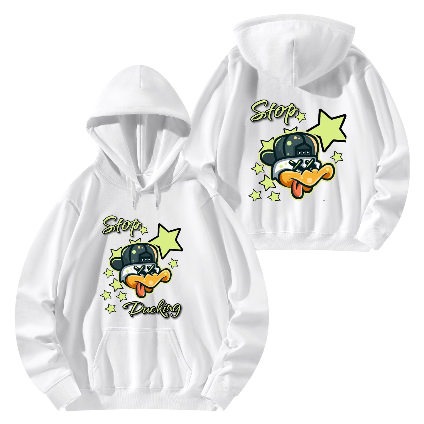 Stop Ducking 3.0 Adult Cotton Hoodie