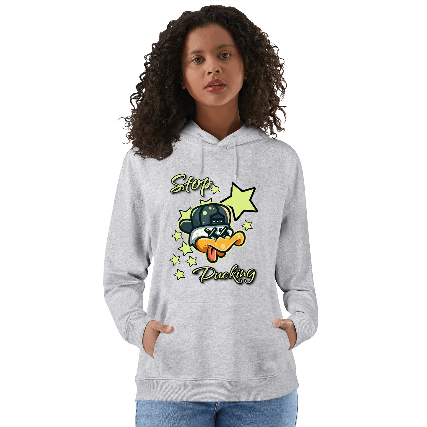 Stop Ducking 3.0 Adult Cotton Hoodie