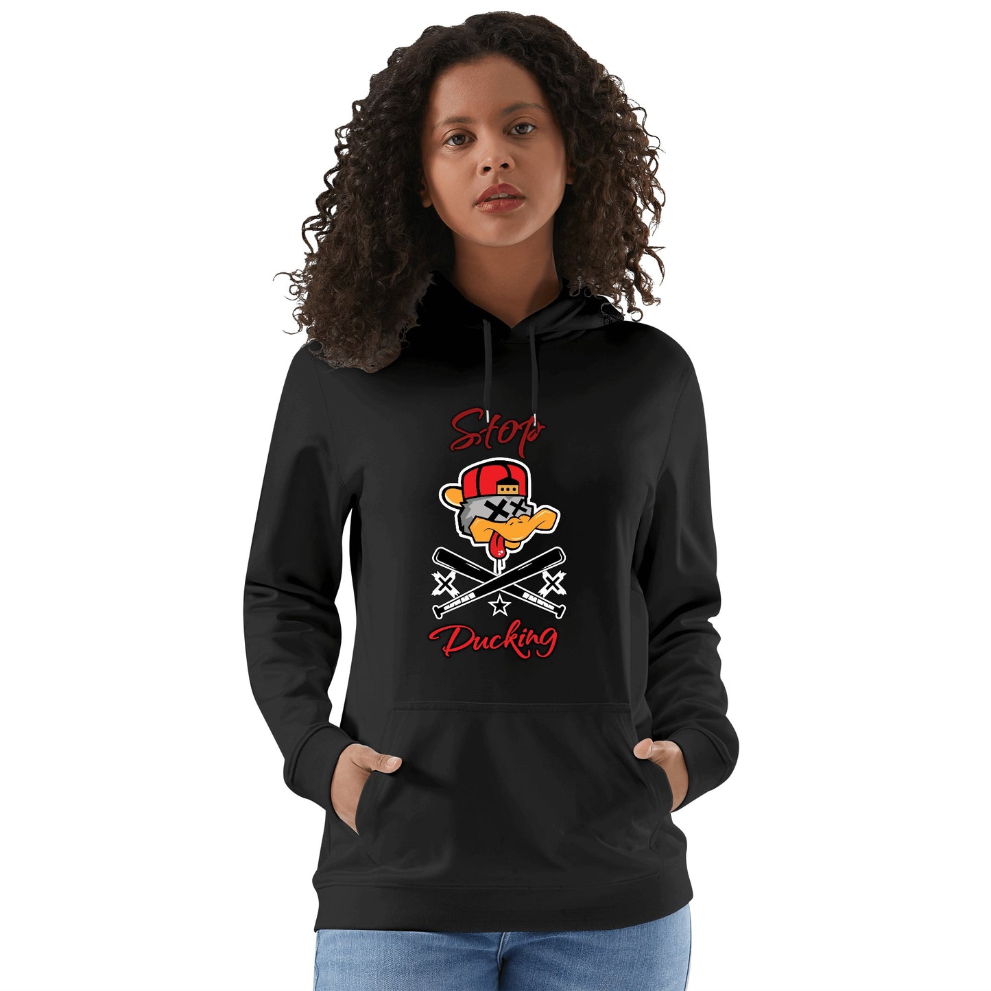 Stop Ducking 2.0  Adult Cotton Hoodie