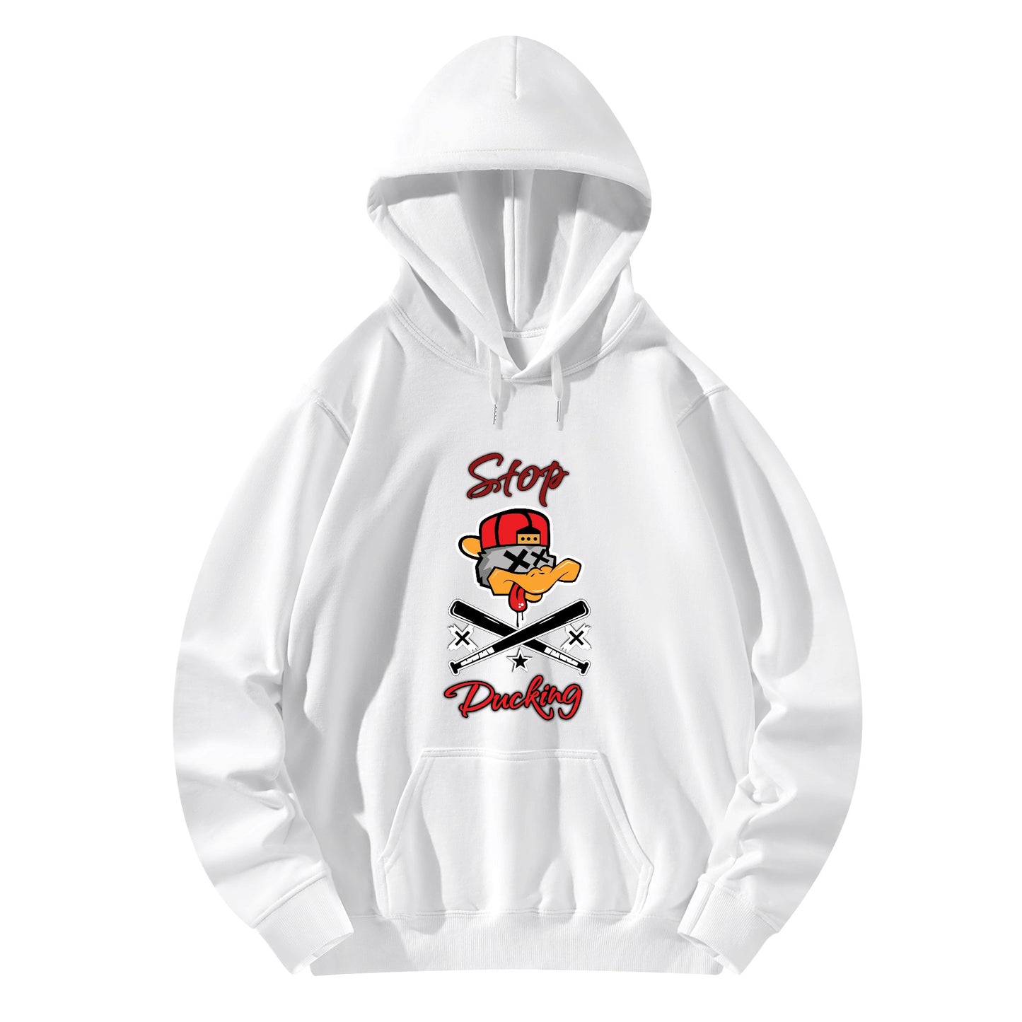 Stop Ducking 2.0  Adult Cotton Hoodie