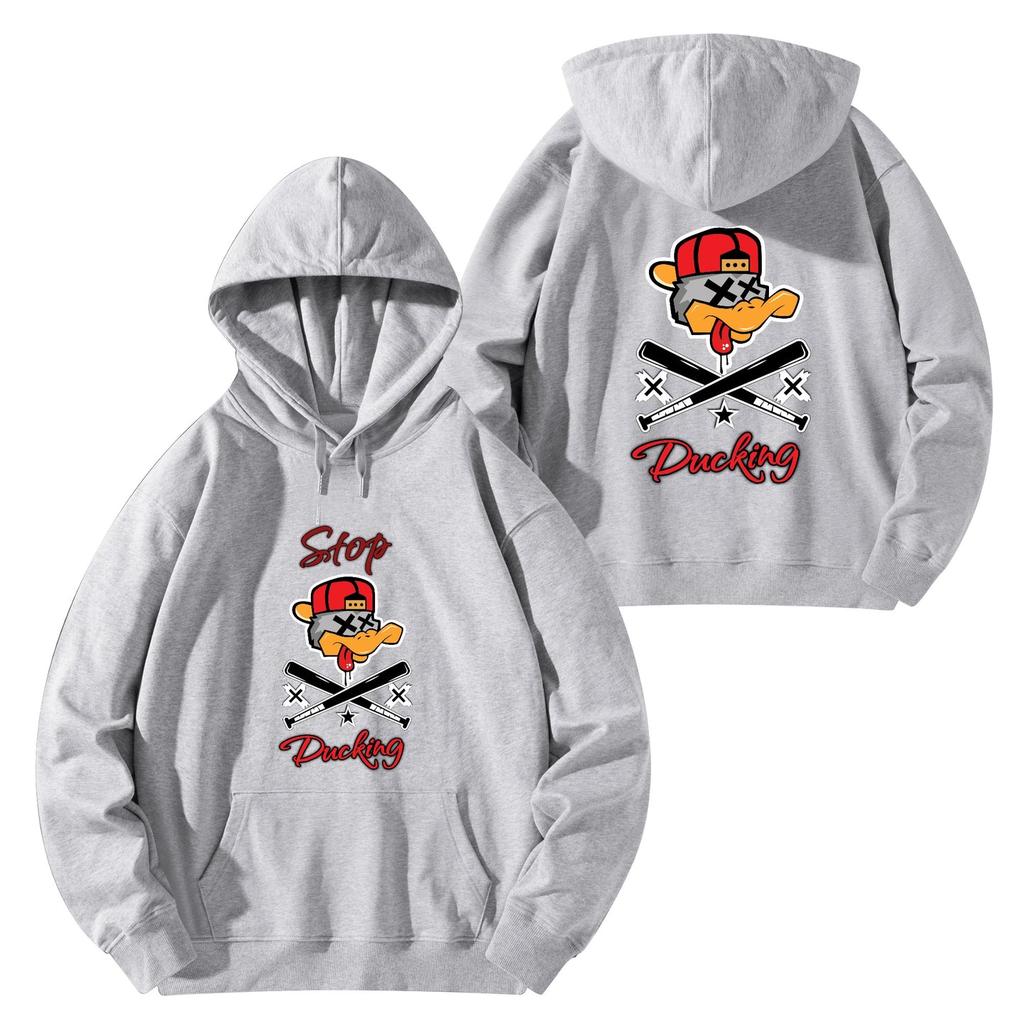 Stop Ducking 2.0  Adult Cotton Hoodie