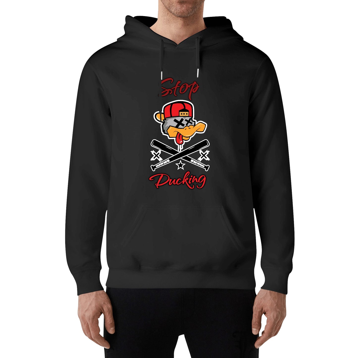 Stop Ducking 2.0  Adult Cotton Hoodie