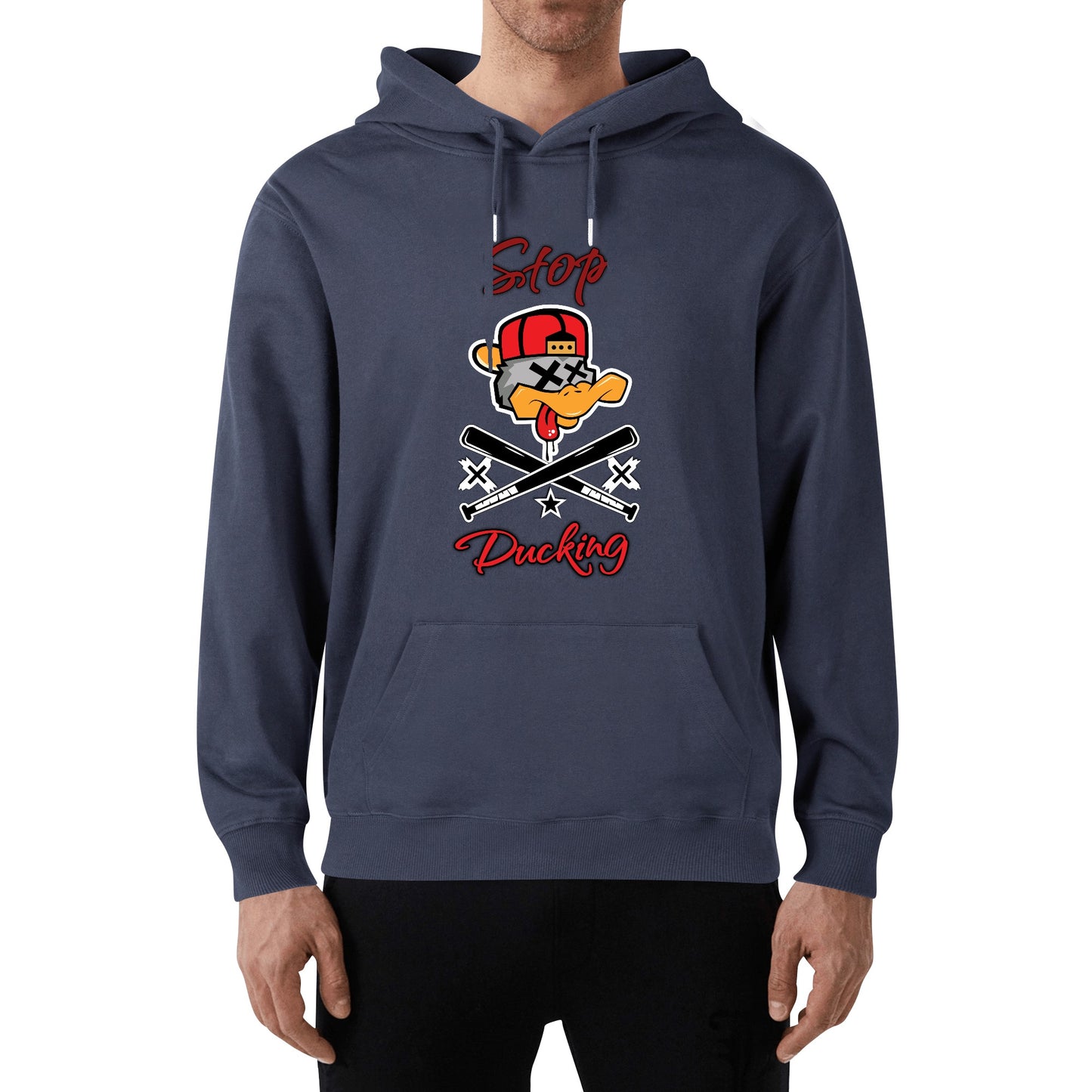 Stop Ducking 2.0  Adult Cotton Hoodie