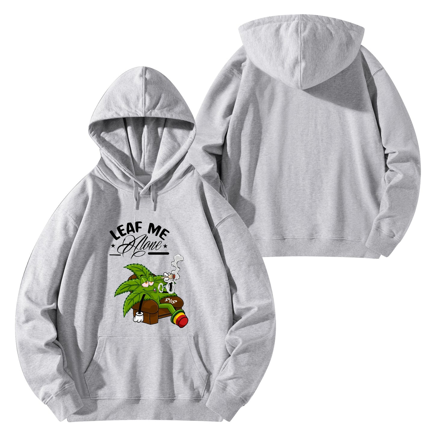 Leaf Me Alone 420 Edition 1.0 Adult Cotton Hoodie