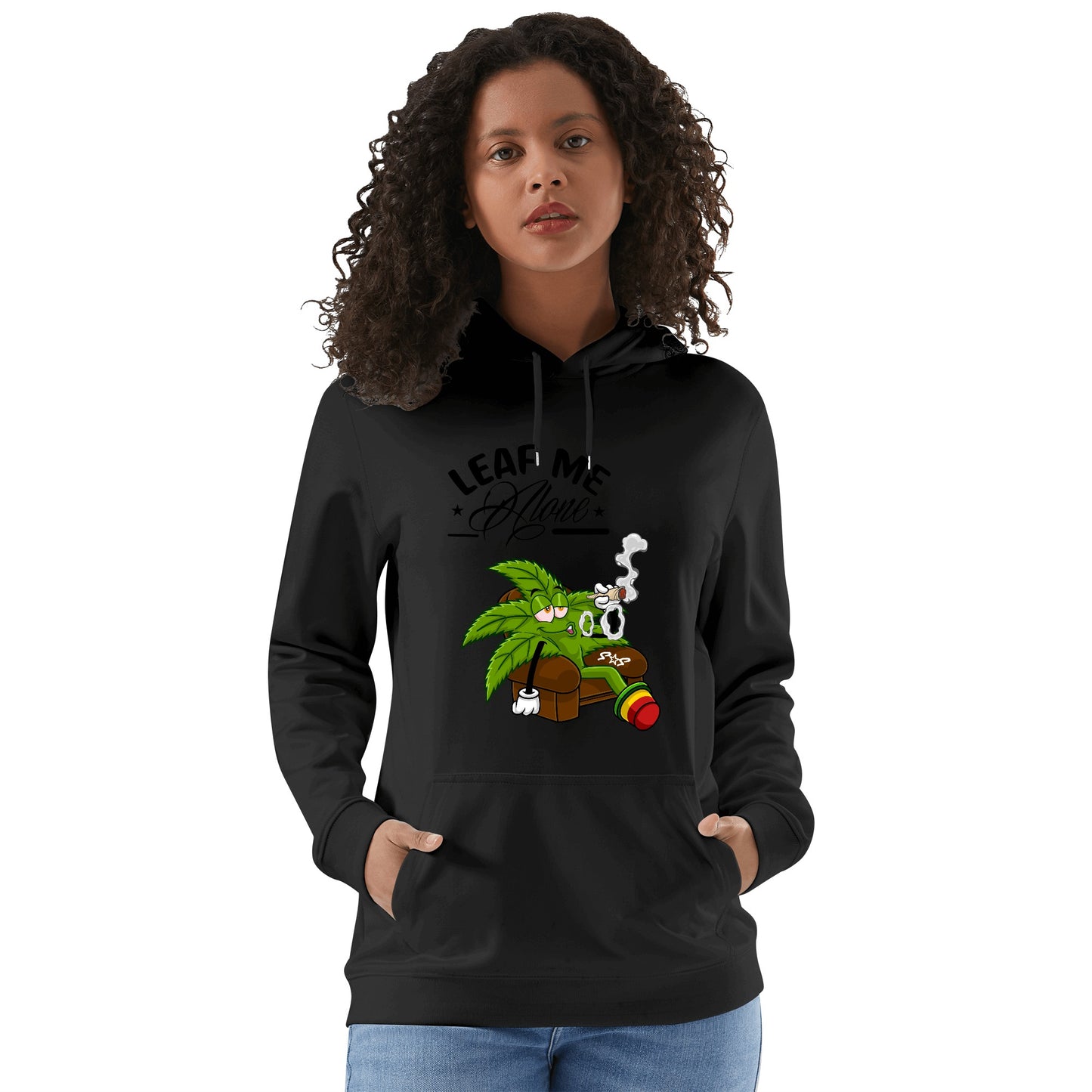 Leaf Me Alone 420 Edition 1.0 Adult Cotton Hoodie