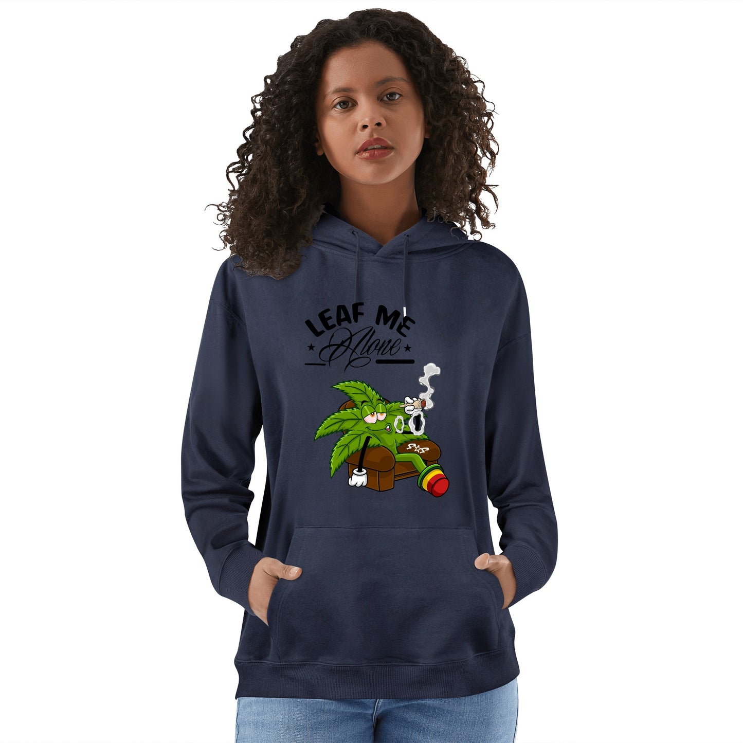 Leaf Me Alone 420 Edition 1.0 Adult Cotton Hoodie