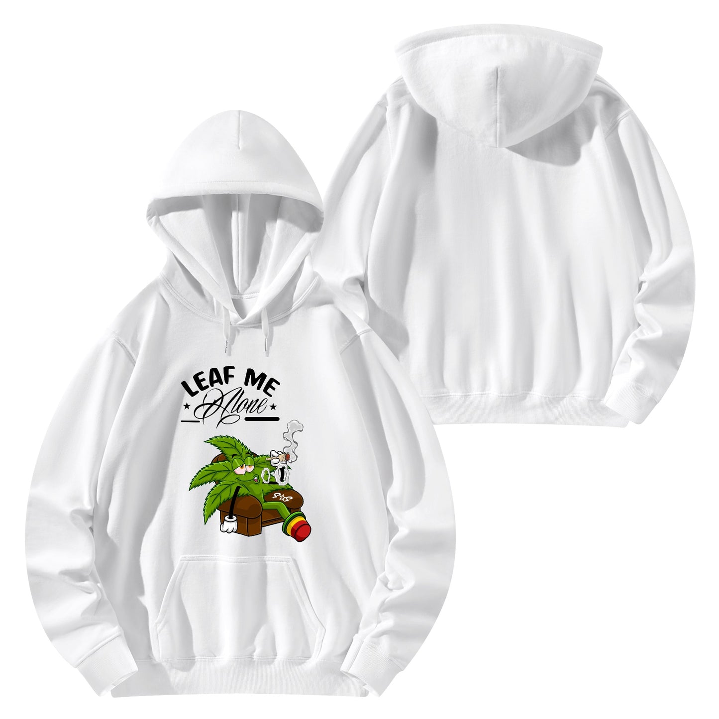 Leaf Me Alone 420 Edition 1.0 Adult Cotton Hoodie