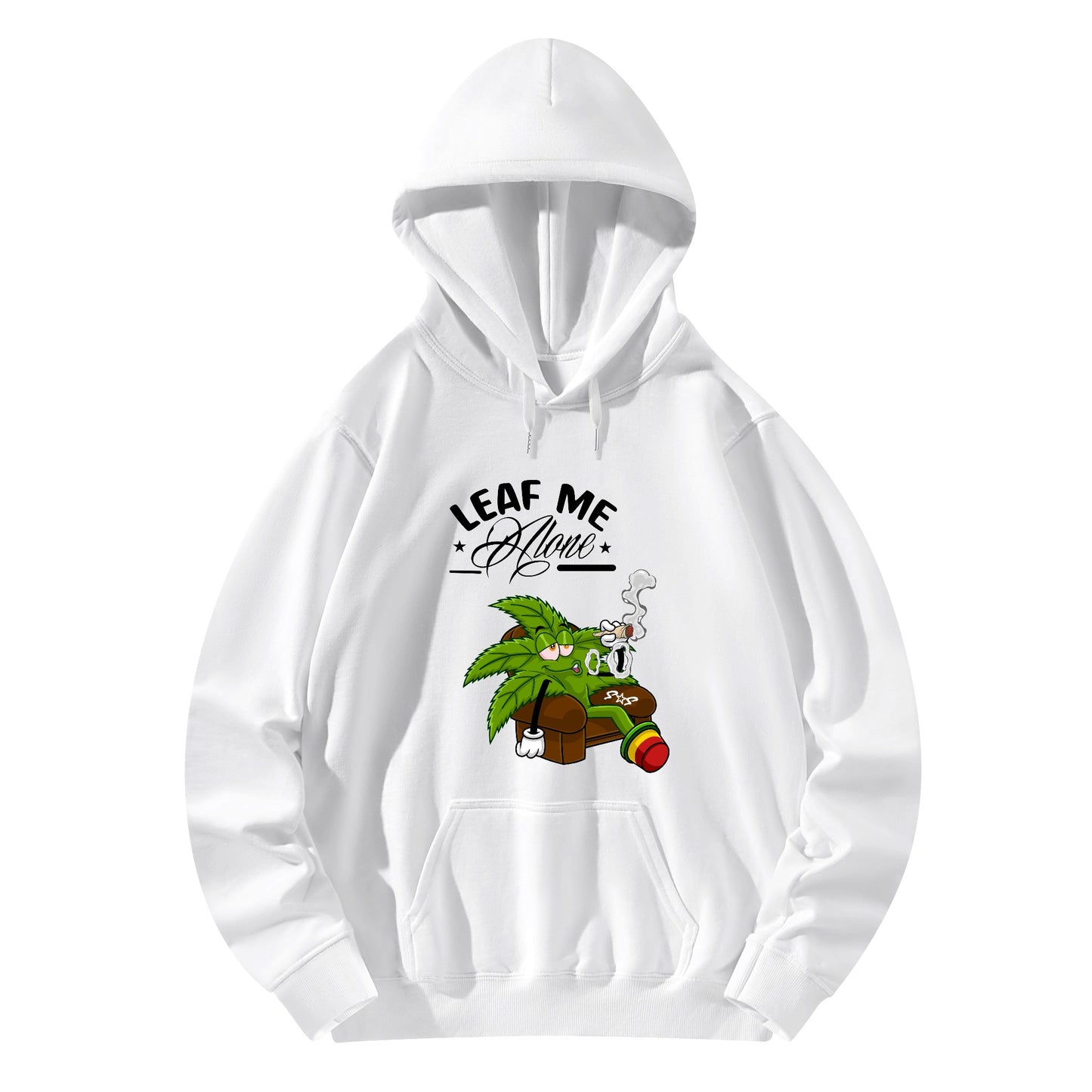 Leaf Me Alone 420 Edition 1.0 Adult Cotton Hoodie