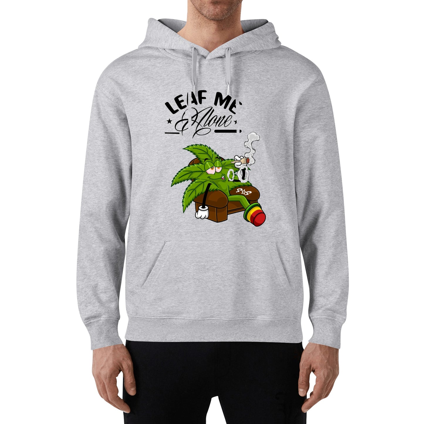 Leaf Me Alone 420 Edition 1.0 Adult Cotton Hoodie