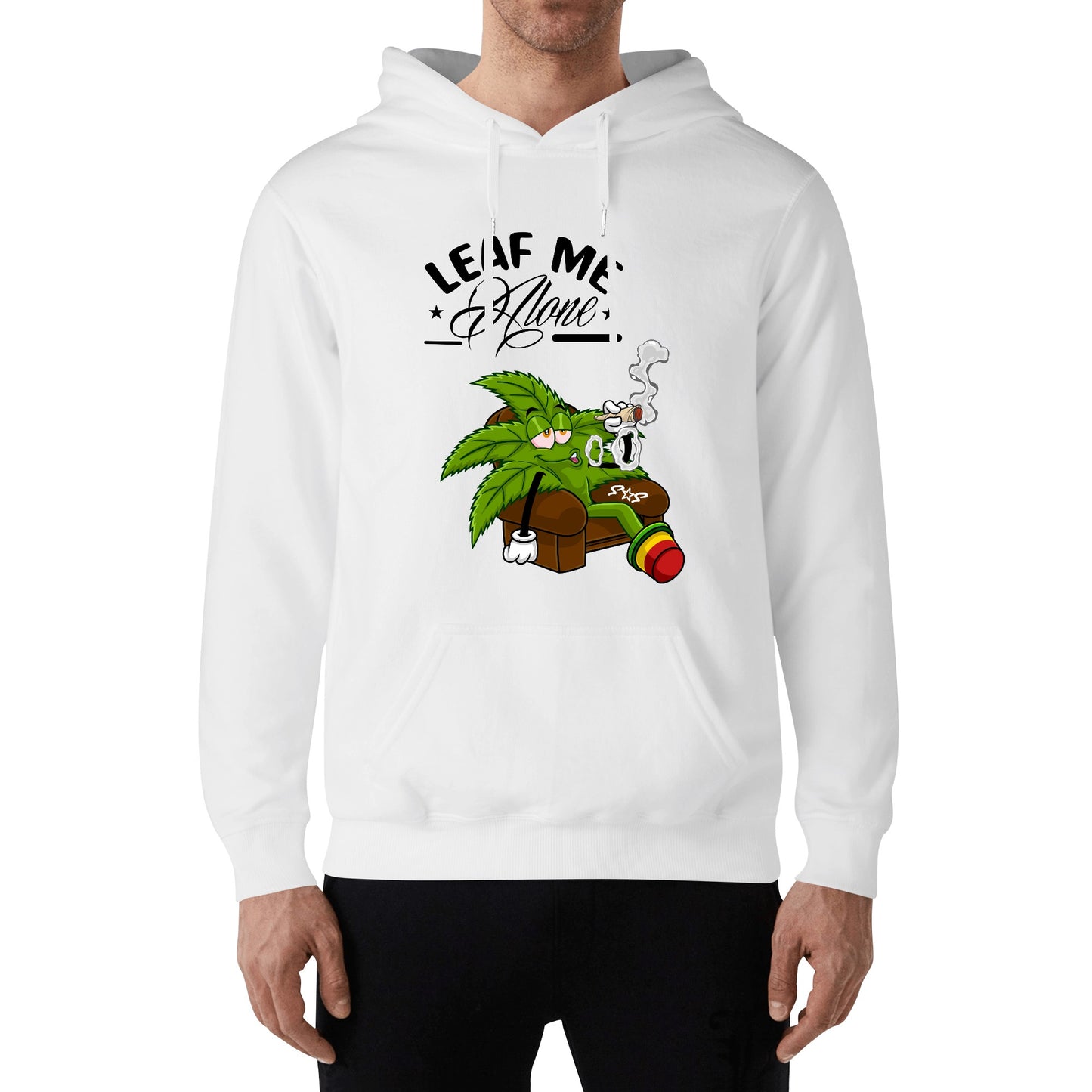 Leaf Me Alone 420 Edition 1.0 Adult Cotton Hoodie