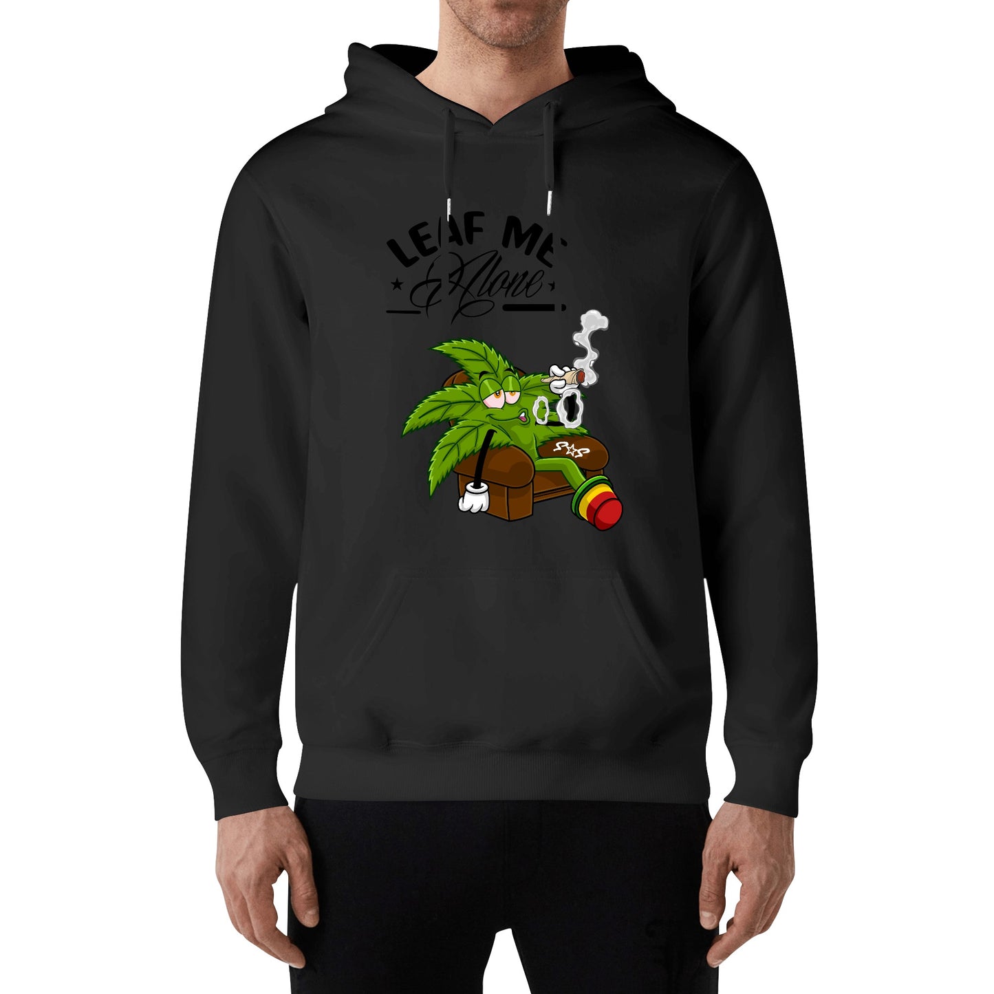 Leaf Me Alone 420 Edition 1.0 Adult Cotton Hoodie