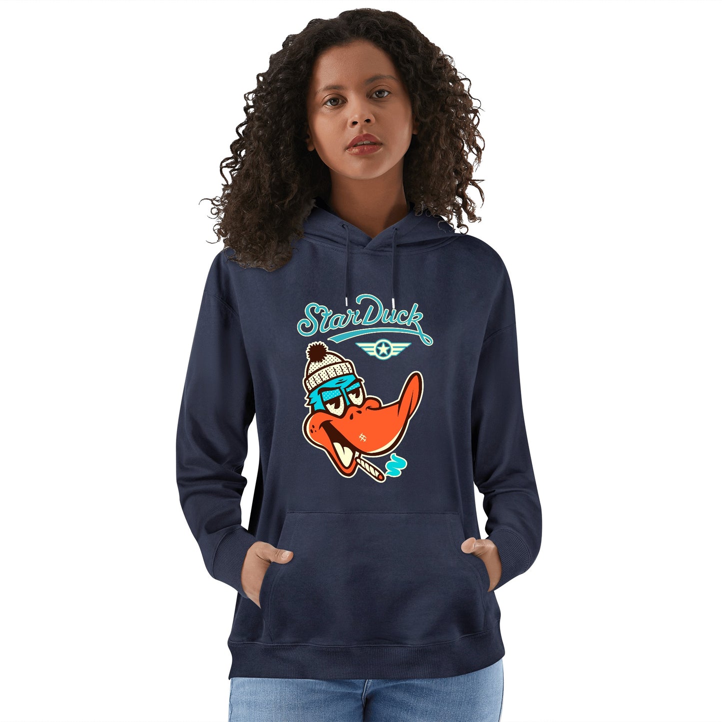 Star Duck Adult Cotton Hoodie