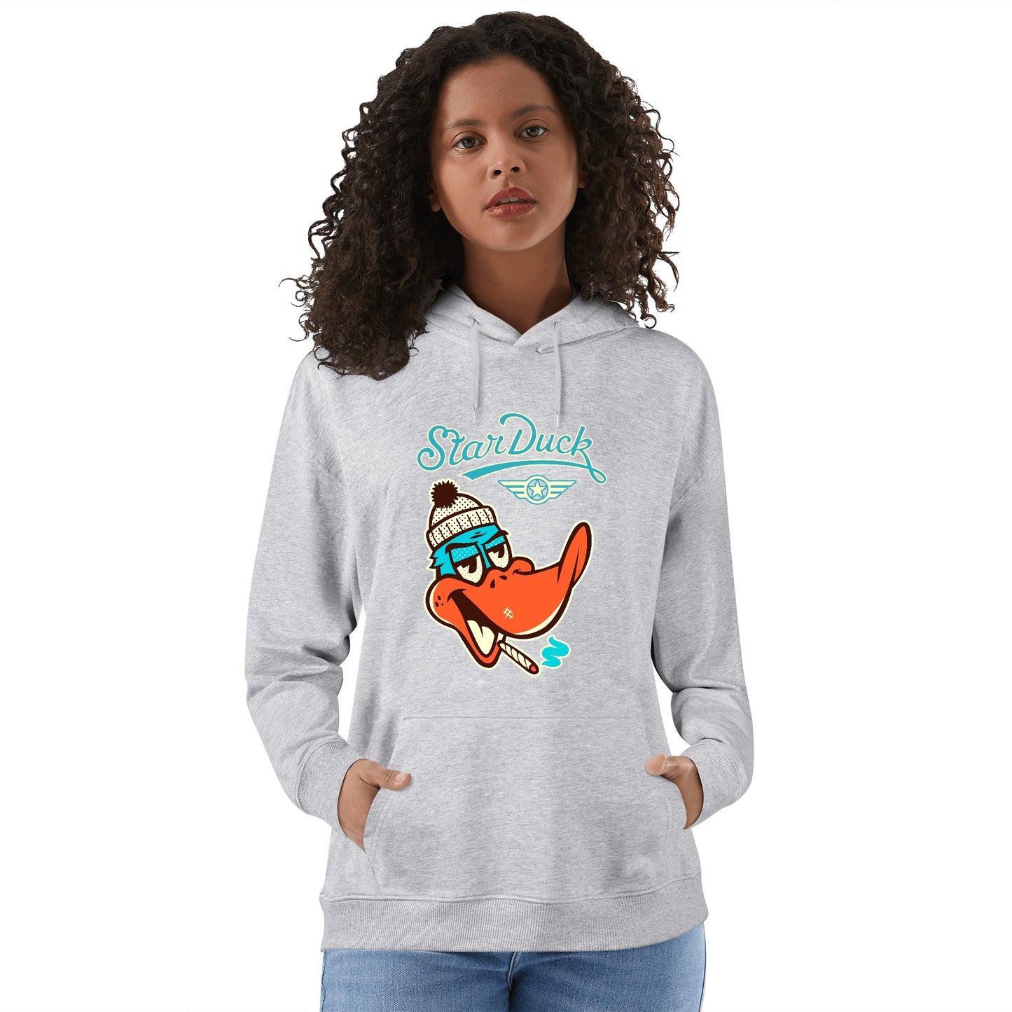 Star Duck Adult Cotton Hoodie