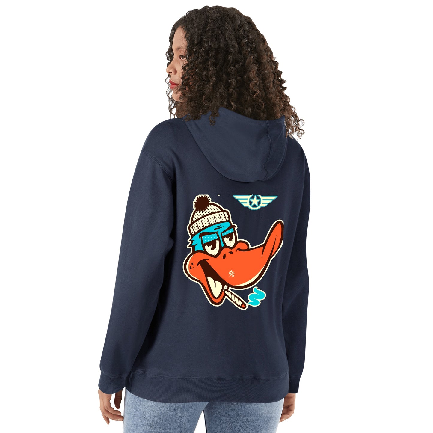 Star Duck Adult Cotton Hoodie