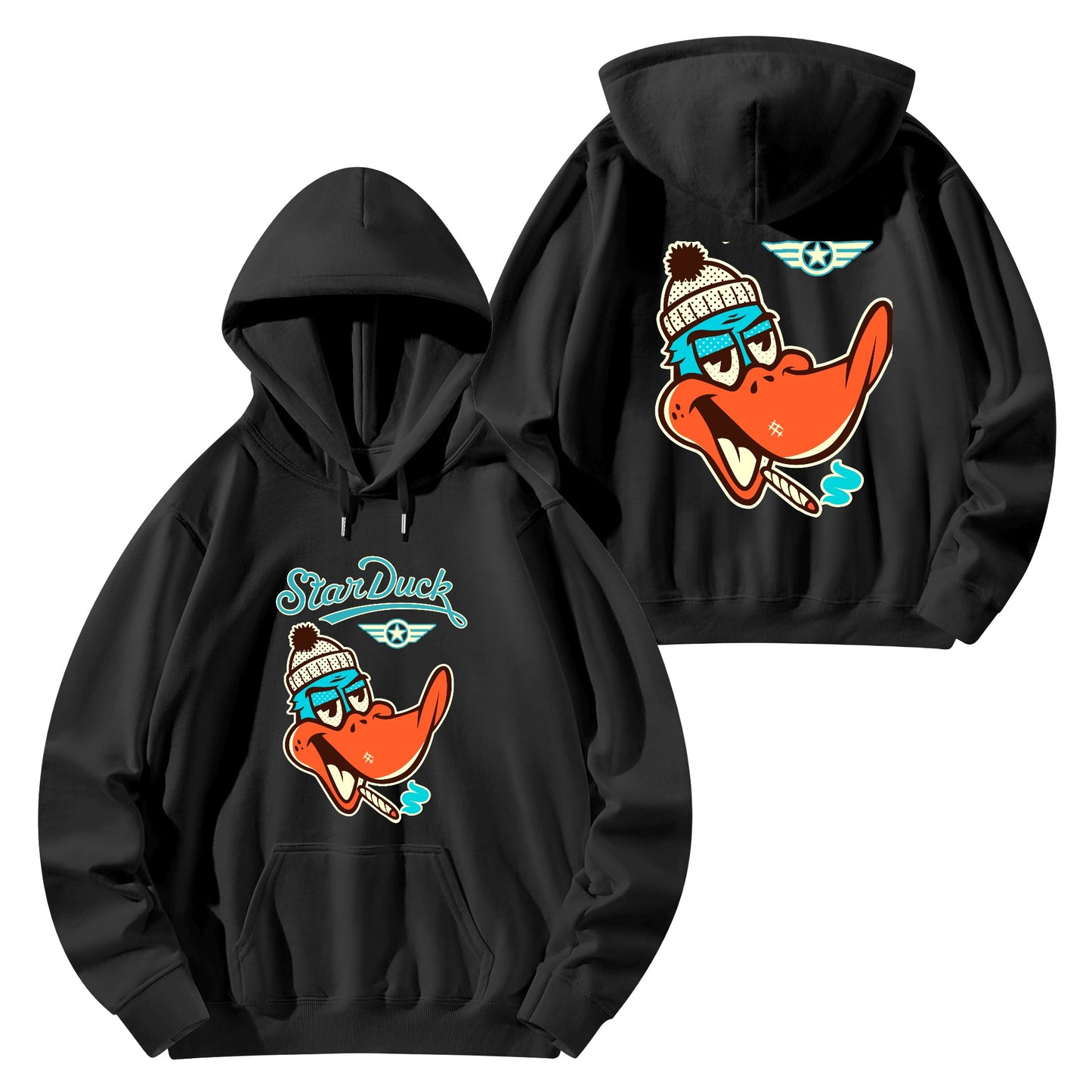 Star Duck Adult Cotton Hoodie