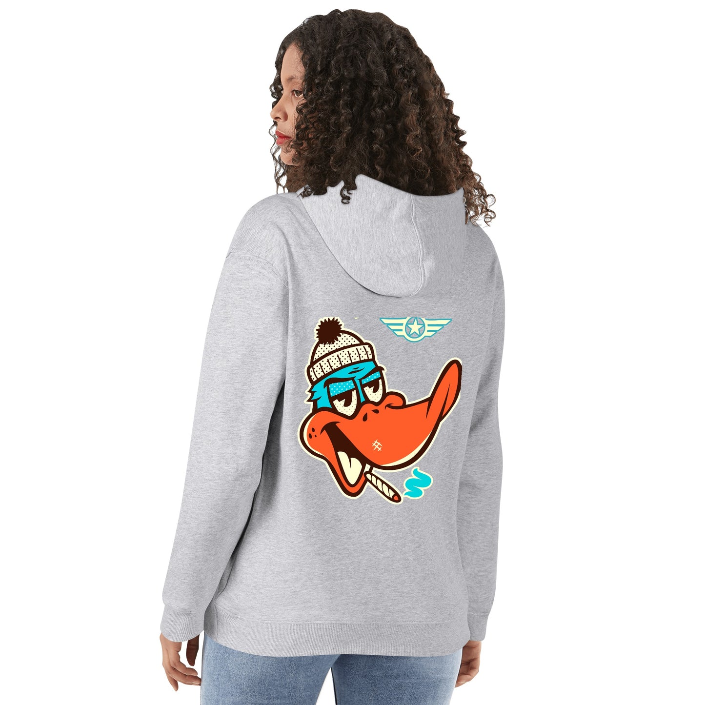 Star Duck Adult Cotton Hoodie