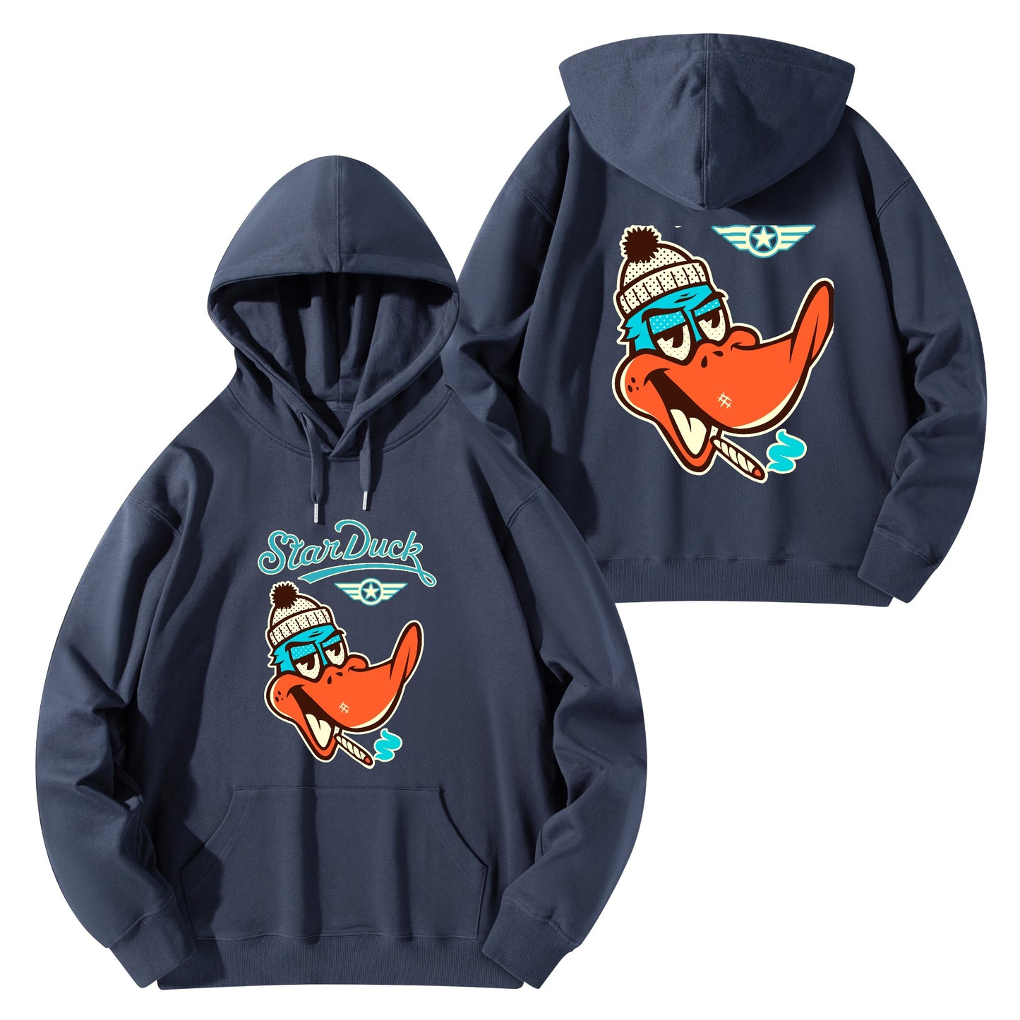 Star Duck Adult Cotton Hoodie