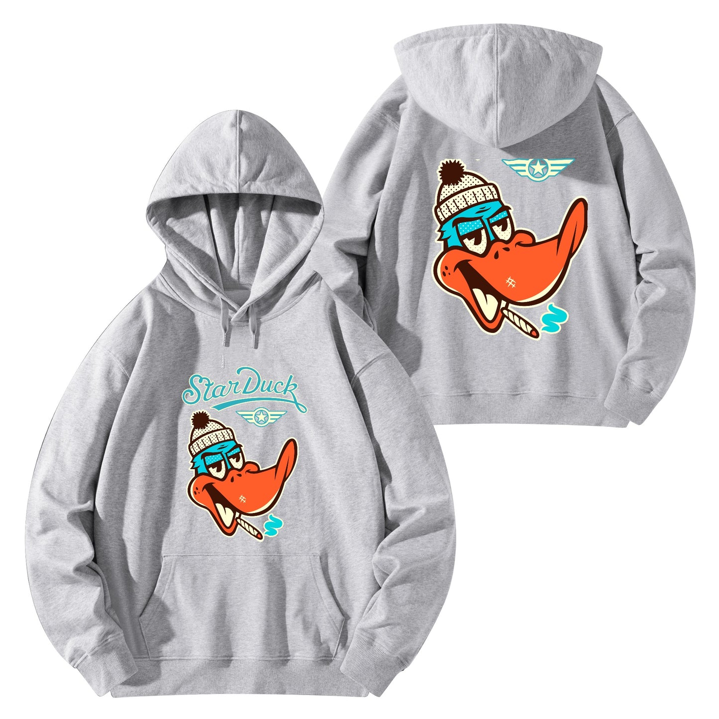 Star Duck Adult Cotton Hoodie