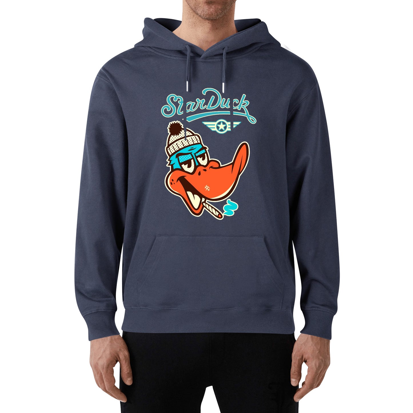 Star Duck Adult Cotton Hoodie