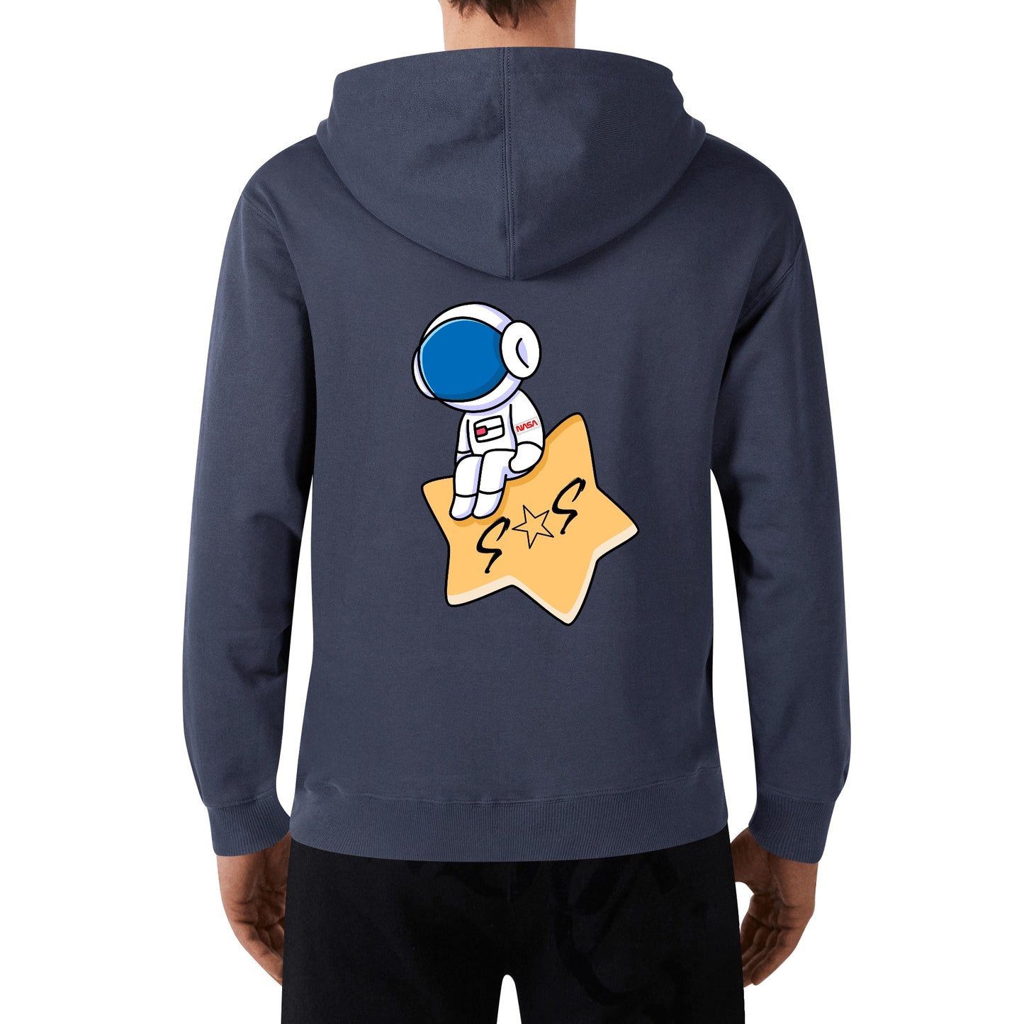 S.O.S Astronaut Adult Cotton Hoodie