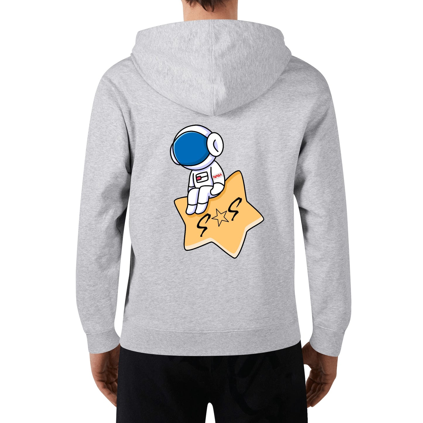 S.O.S Astronaut Adult Cotton Hoodie