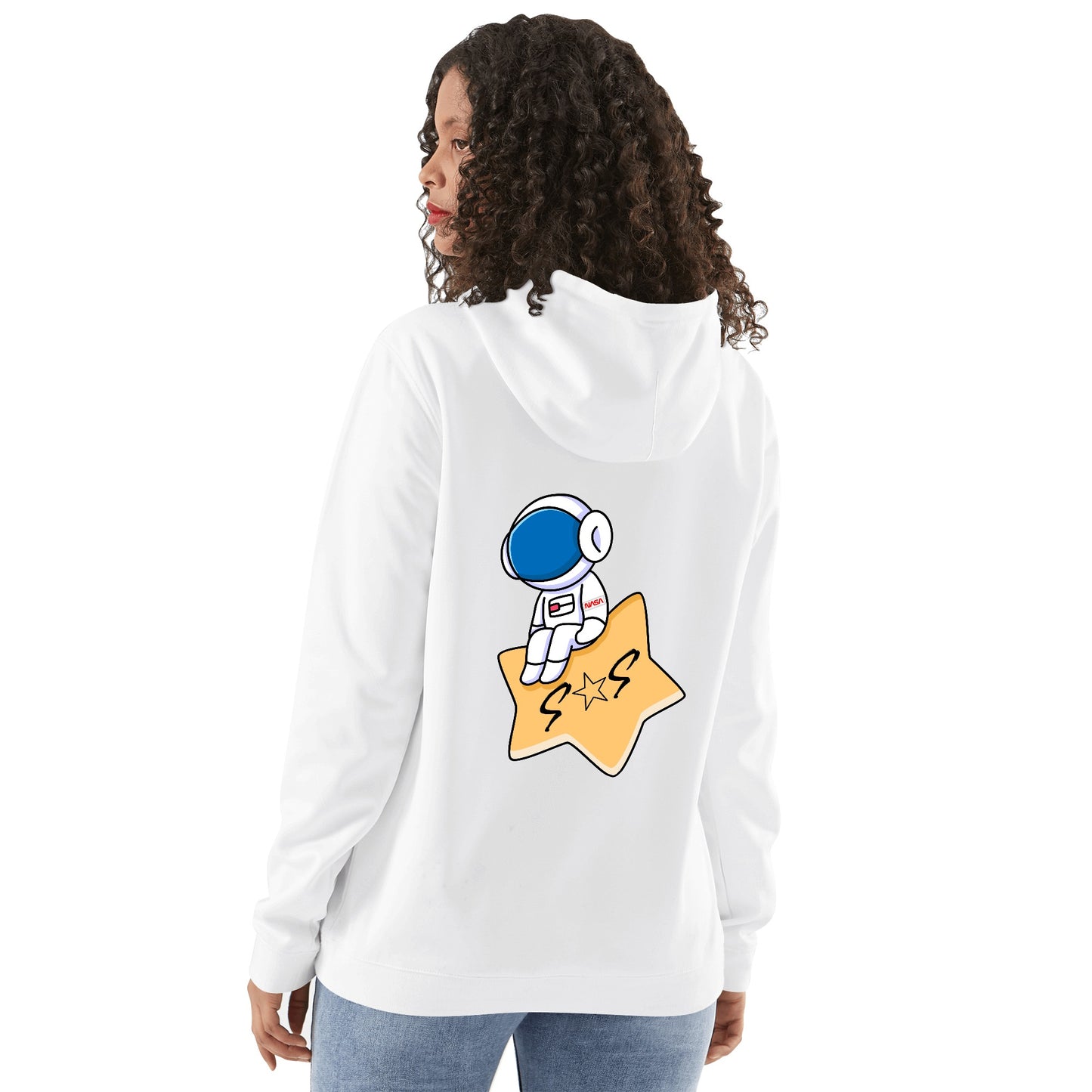 S.O.S Astronaut Adult Cotton Hoodie